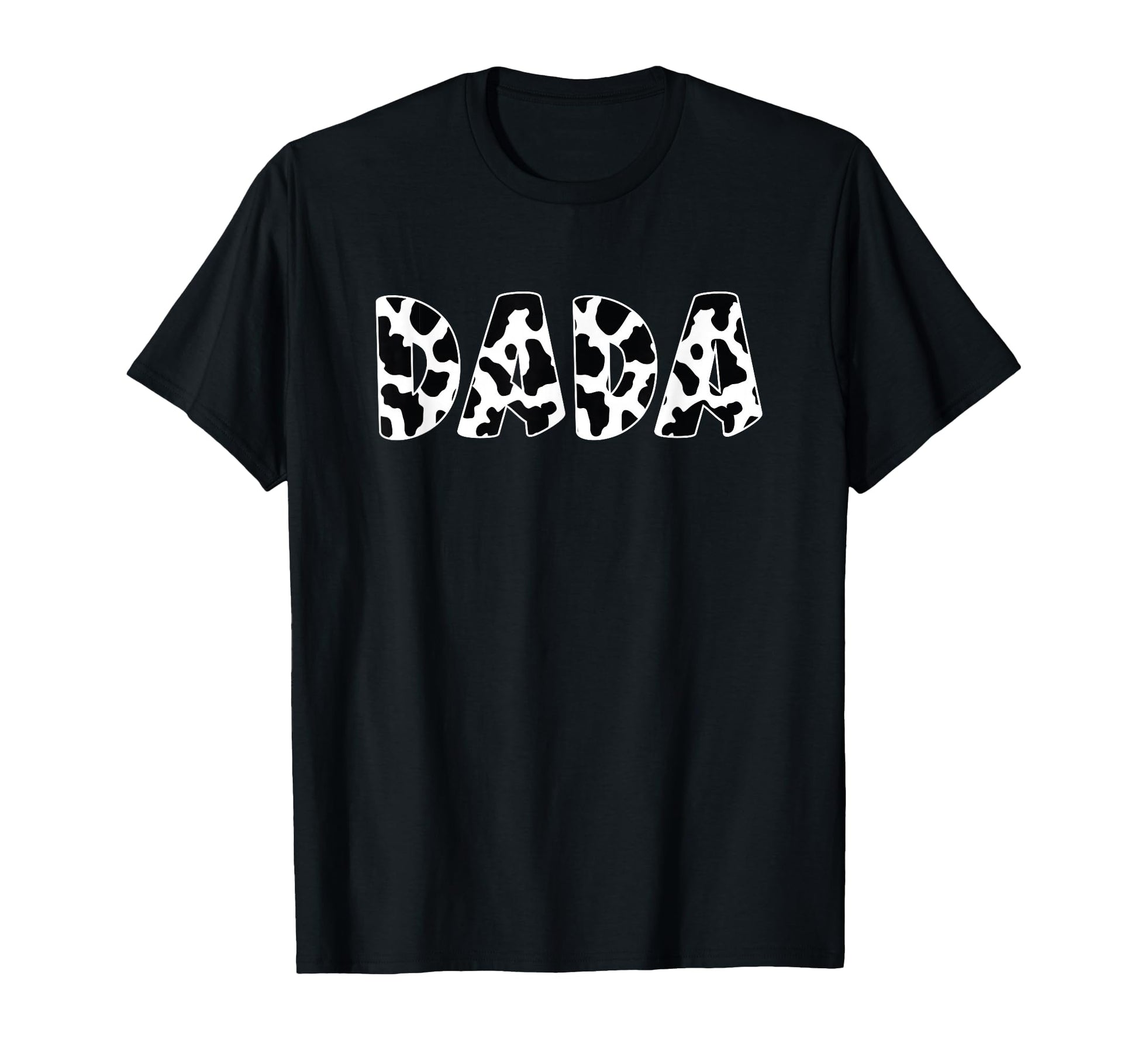 Dada Cow Cow Pattern Fathers Day Small T-Shirt - Custom Art Print Unisex - T-Shirt, Sweatshirt, Hoodie