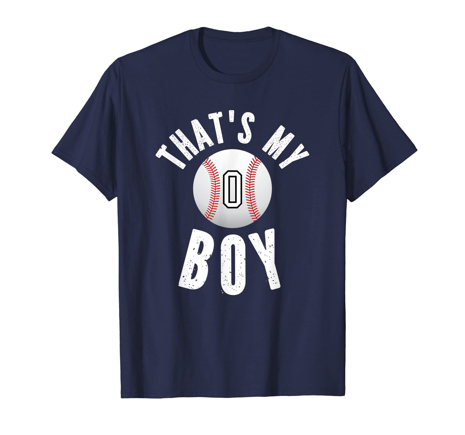 Thats My Baseball Jersey Number 0 T-Shirt - Casual Everyday Wear Unisex - T-Shirt, Sweatshirt, Hoodie