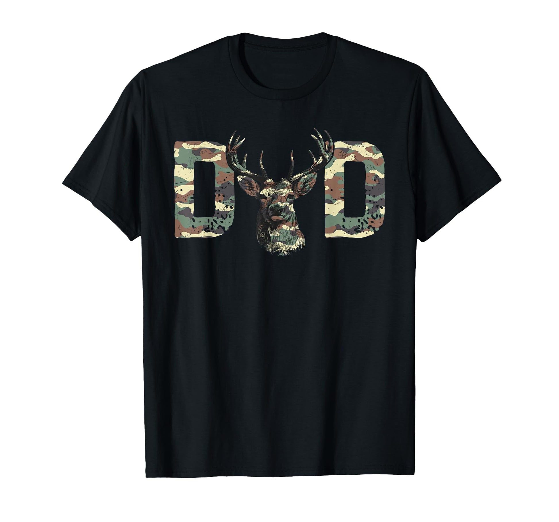 Camo Dad Hunting Camouflage Deer T-Shirt - Fun Novelty Design Unisex - T-Shirt, Sweatshirt, Hoodie