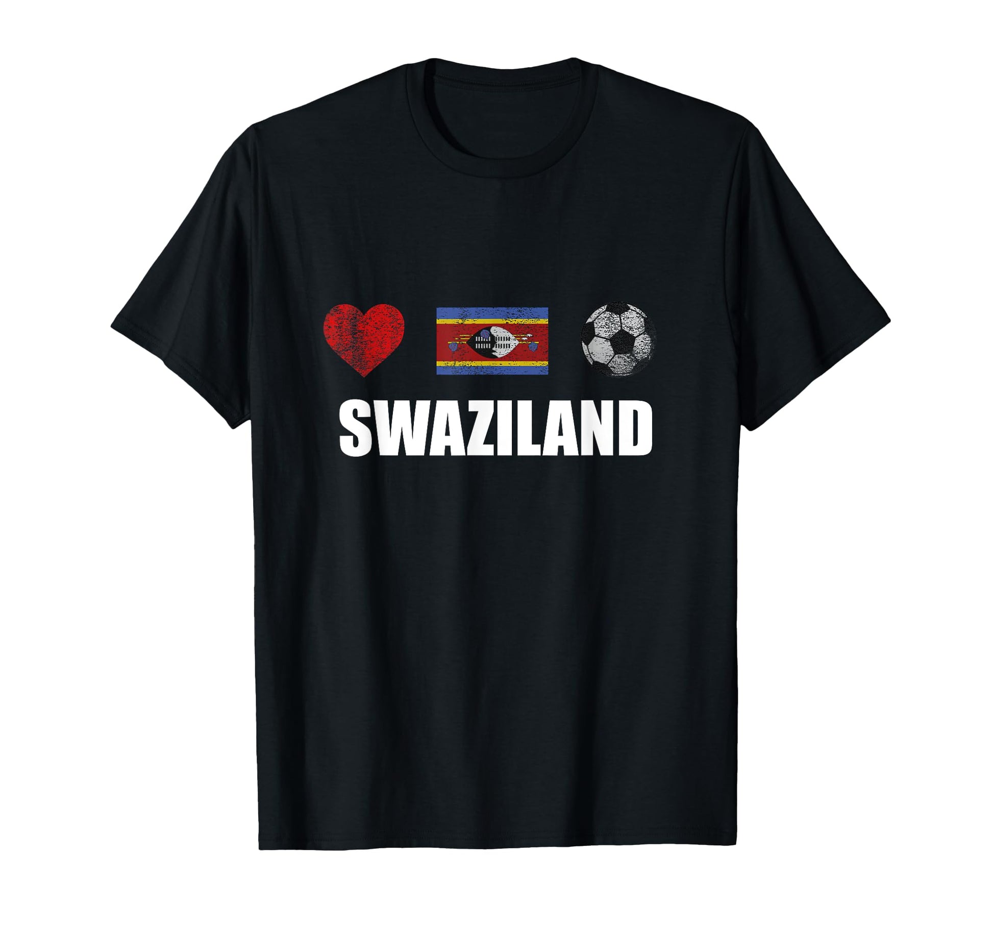Swaziland Football Swaziland Soccer T-Shirt - Custom Art Print Unisex - T-Shirt, Sweatshirt, Hoodie