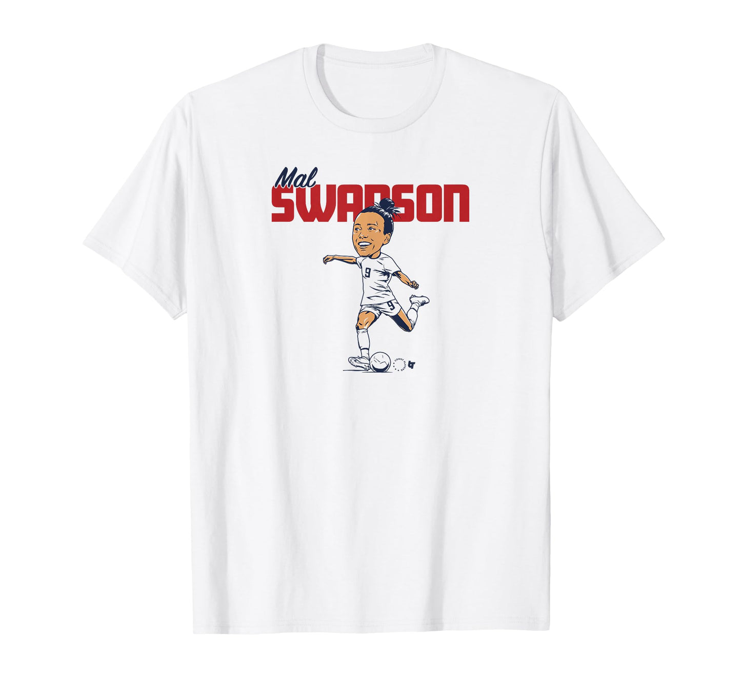 Mal Swanson Caricature Uswnt T-Shirt - Fun Novelty Design for Adults - T-Shirt, Sweatshirt, Hoodie