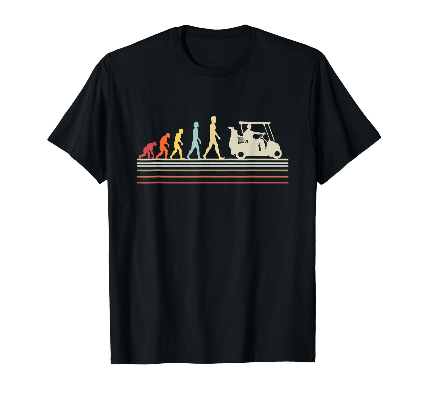 Human Evolution Golf Funny Golf Dad T-Shirt - Graphic Print for Adults - T-Shirt, Sweatshirt, Hoodie