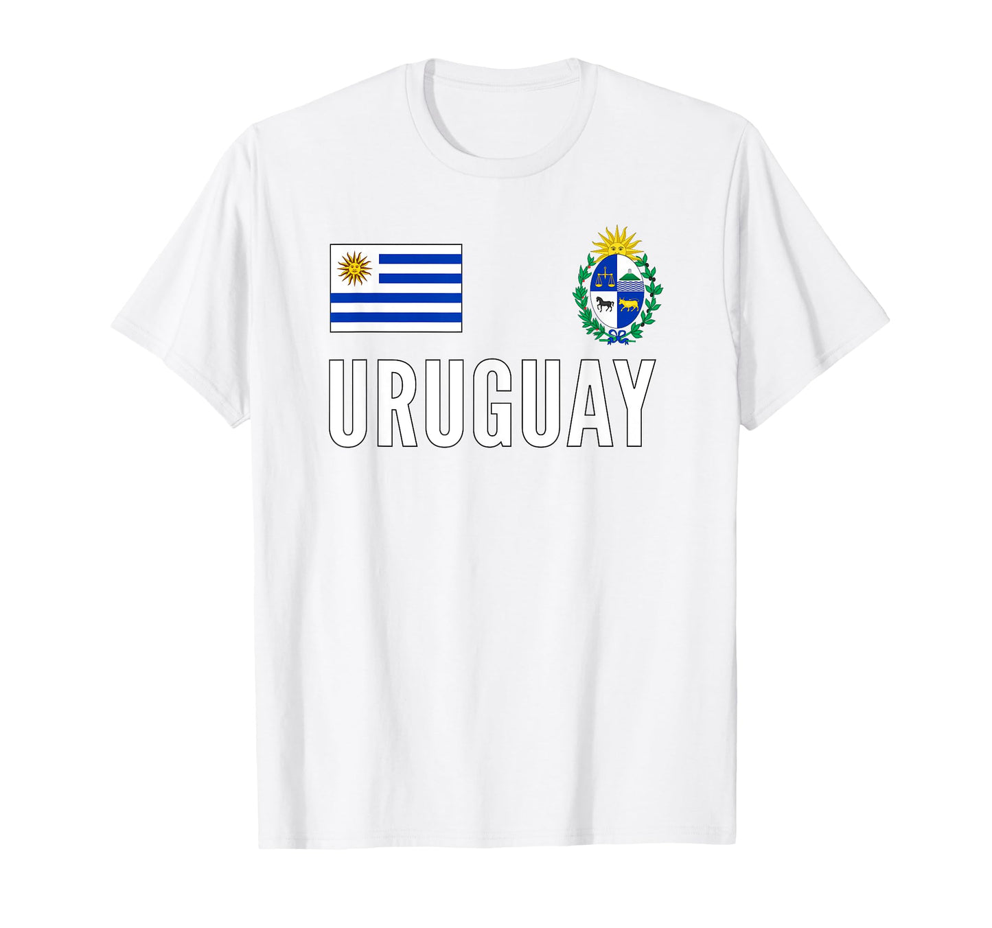 Uruguay Soccer Jersey Football Fan T-Shirt - Minimalist Print for Adults - T-Shirt, Sweatshirt, Hoodie