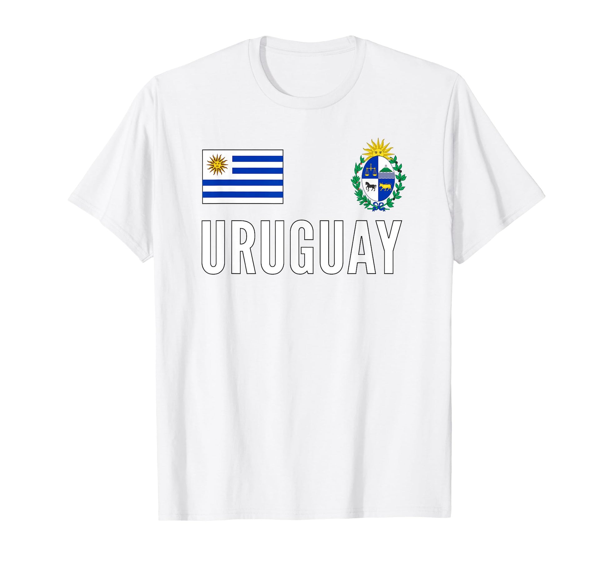 Uruguay Soccer Jersey Football Fan T-Shirt - Minimalist Print for Adults - T-Shirt, Sweatshirt, Hoodie