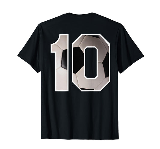 10 Jersey Uniform Soccer Fan Athlete T-Shirt - Graphic Print for Adults - T-Shirt, Sweatshirt, Hoodie