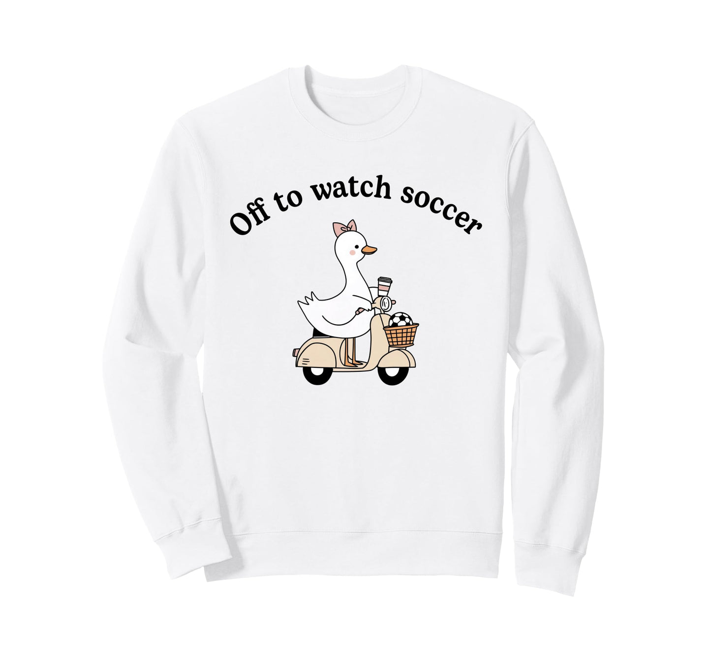 Soccer Mom Off To Watch Soccer Sweatshirt - Casual Everyday Wear Men Women - T-Shirt, Sweatshirt, Hoodie