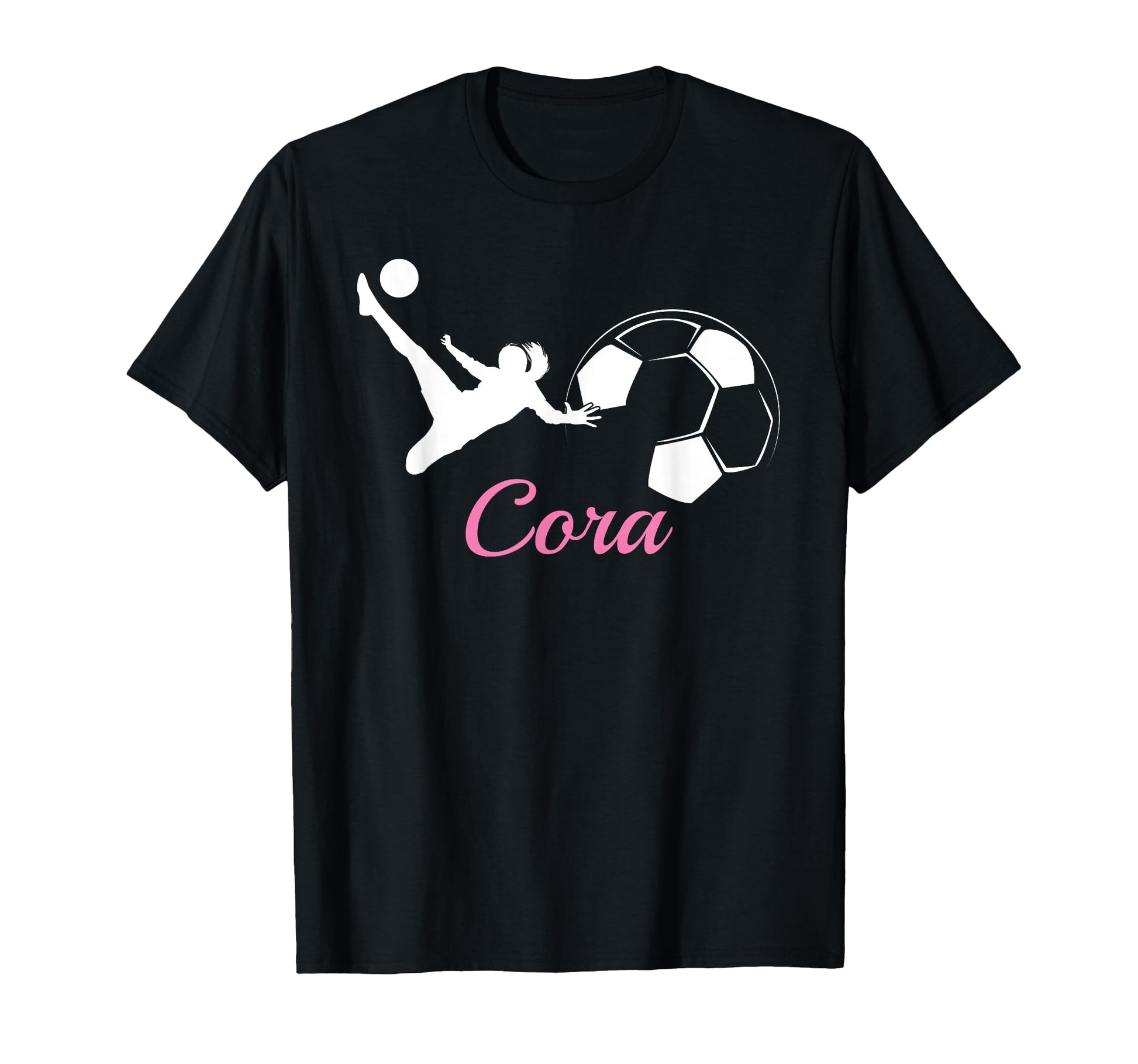Cora Name Gift Personalized Soccer T-Shirt - Graphic Print for Adults - T-Shirt, Sweatshirt, Hoodie