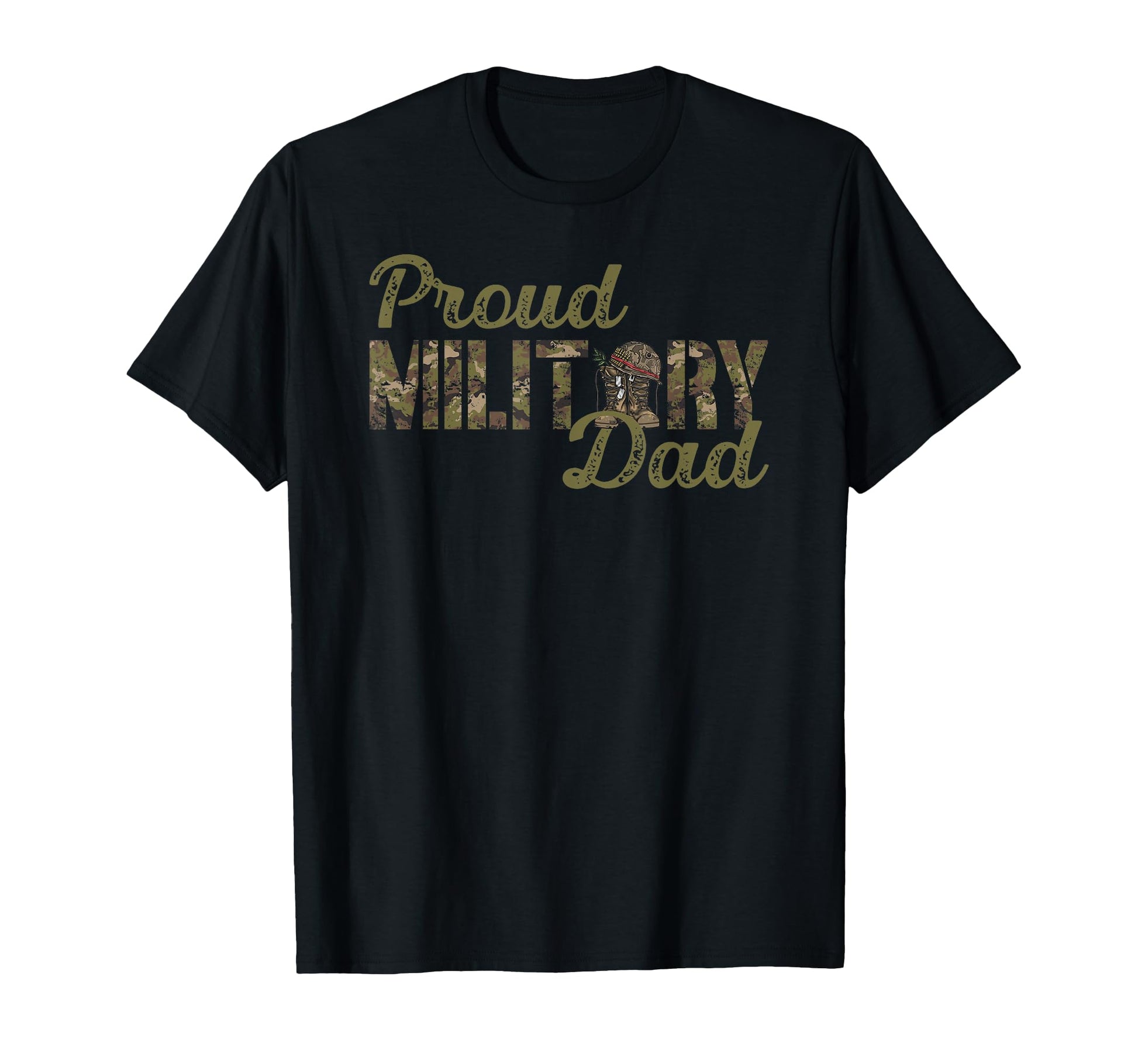 Proud Military Dad Military T-Shirt - Casual Everyday Wear for Adults - T-Shirt, Sweatshirt, Hoodie