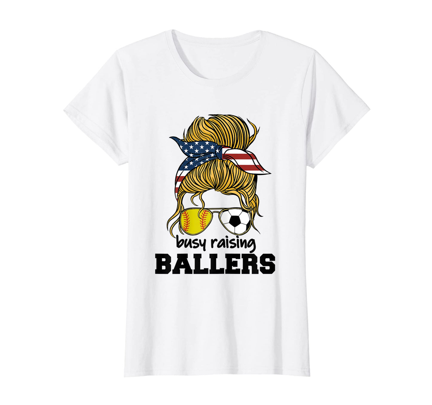 Womens Softball And Soccer Mom Busy T-Shirt - Aesthetic Graphic Men Women - T-Shirt, Sweatshirt, Hoodie
