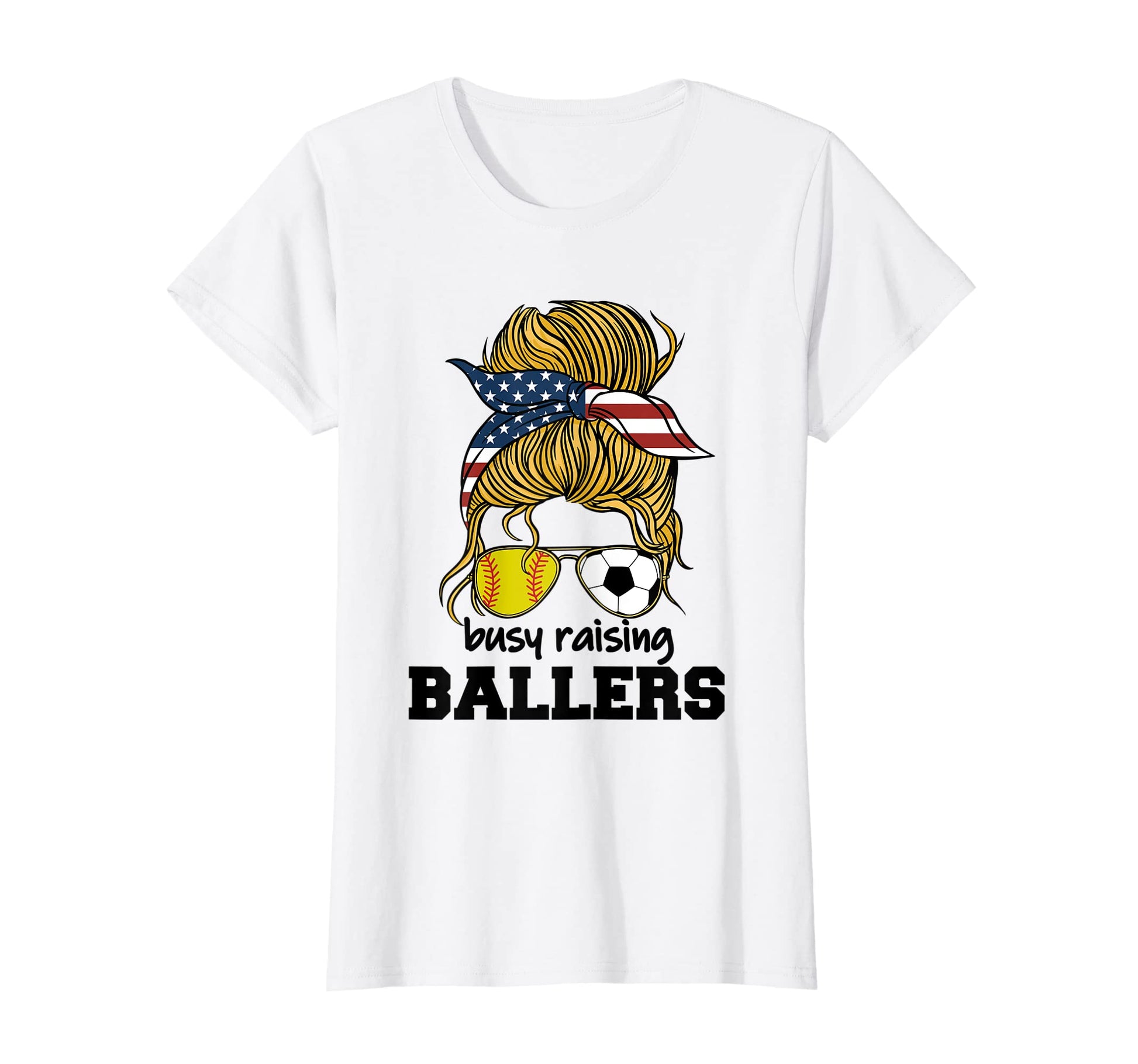Womens Softball And Soccer Mom Busy T-Shirt - Aesthetic Graphic Men Women - T-Shirt, Sweatshirt, Hoodie