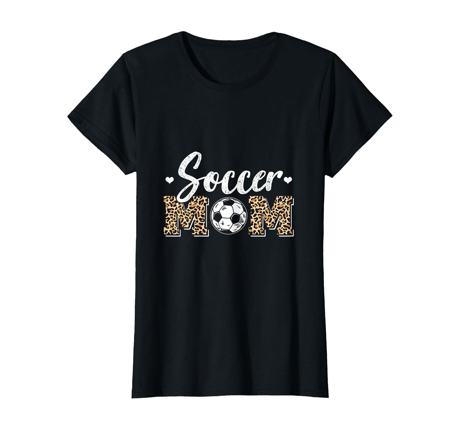 Funny Soccer Lover Leopard Pattern Soccer T-Shirt - Trendy Graphic Unisex - T-Shirt, Sweatshirt, Hoodie