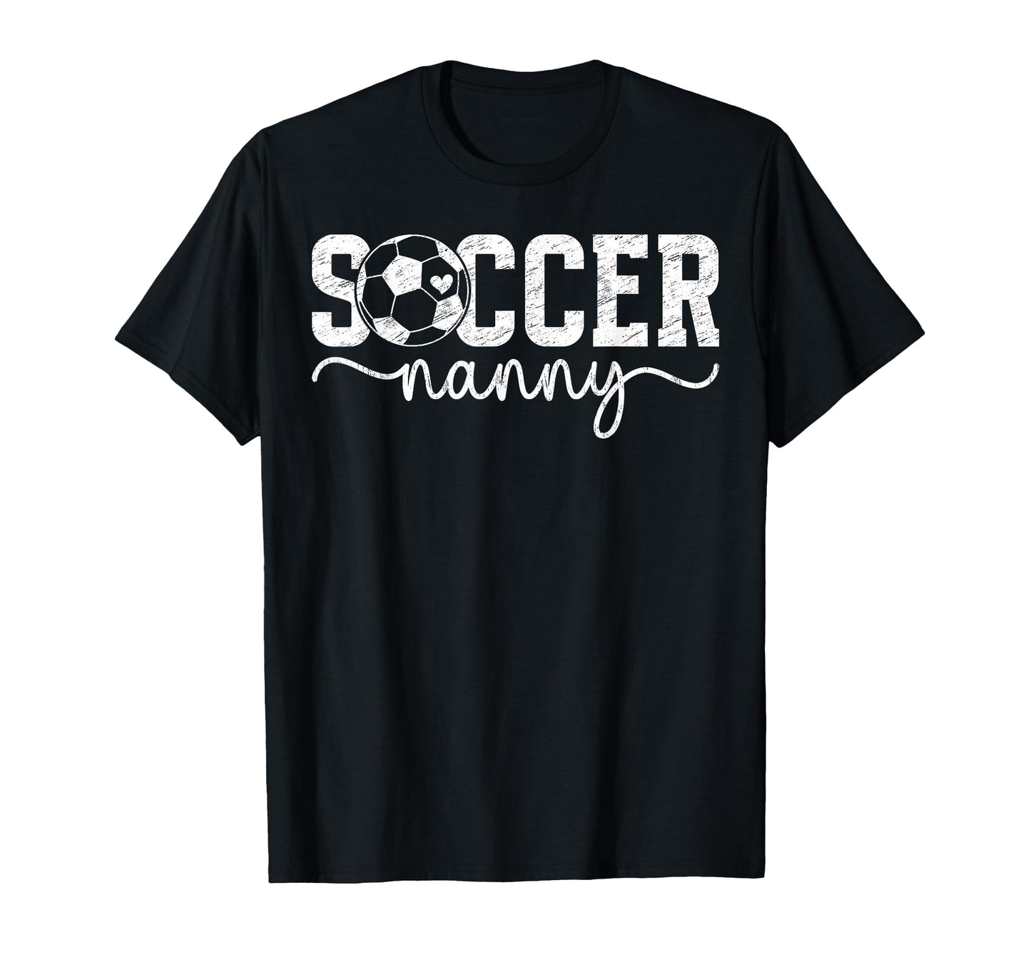 Soccer Nanny Grandma Proud Nanny Soccer T-Shirt - Minimalist Print Unisex - T-Shirt, Sweatshirt, Hoodie