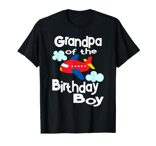 Airplane Party Grandpa Birthday Plane T-Shirt - Graphic Print for Adults - T-Shirt, Sweatshirt, Hoodie