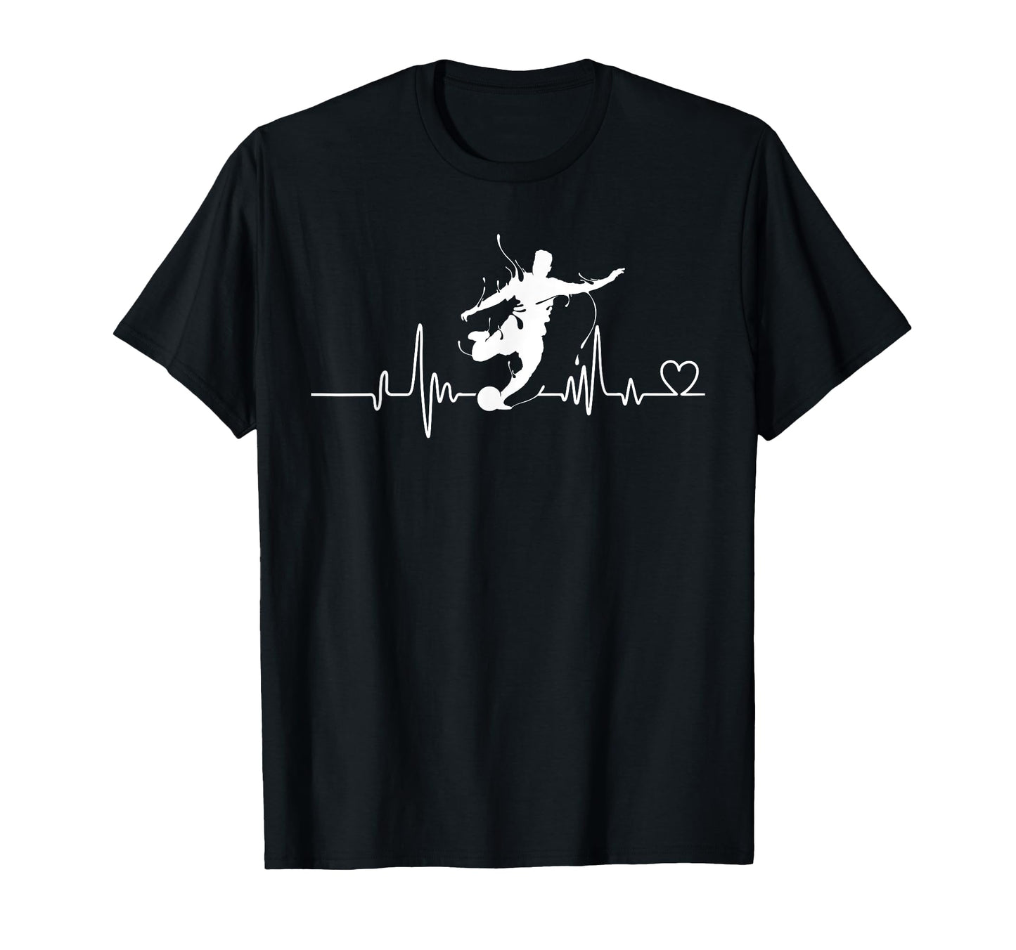 Soccer Heartbeat Tees Soccer Ball T-Shirt - Unique Graphic Unisex - T-Shirt, Sweatshirt, Hoodie