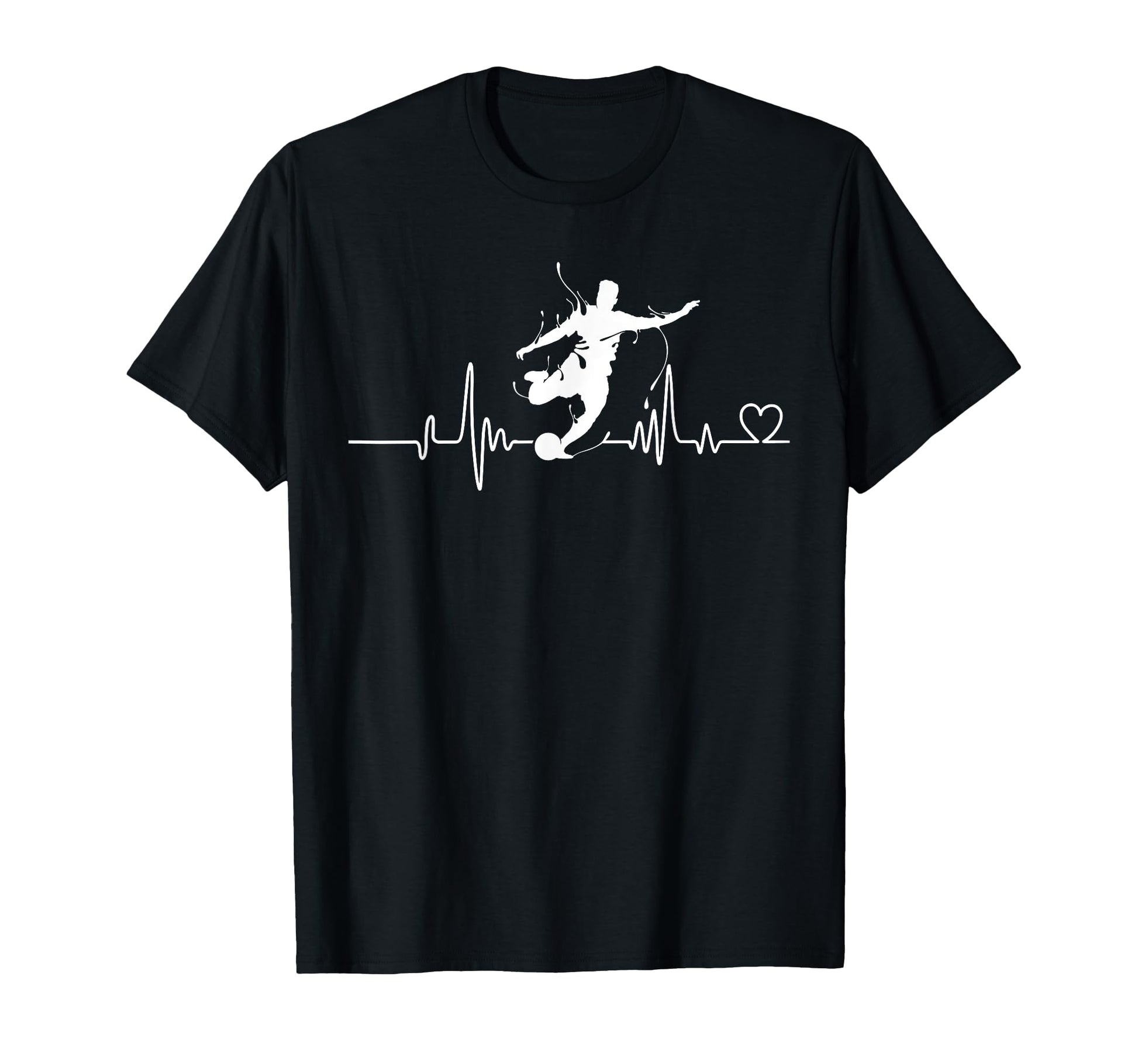 Soccer Heartbeat Tees Soccer Ball T-Shirt - Unique Graphic Unisex - T-Shirt, Sweatshirt, Hoodie