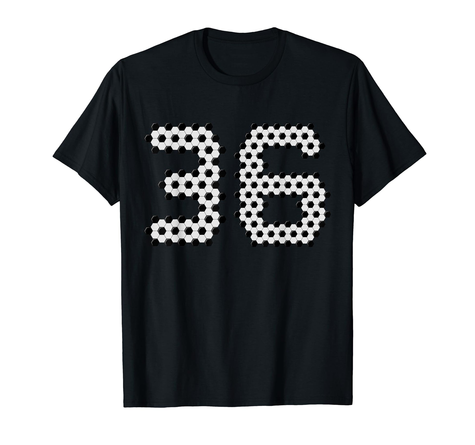 Fun 36Th Birthday Soccer Themed 36 Year T-Shirt - Custom Art Print Unisex - T-Shirt, Sweatshirt, Hoodie
