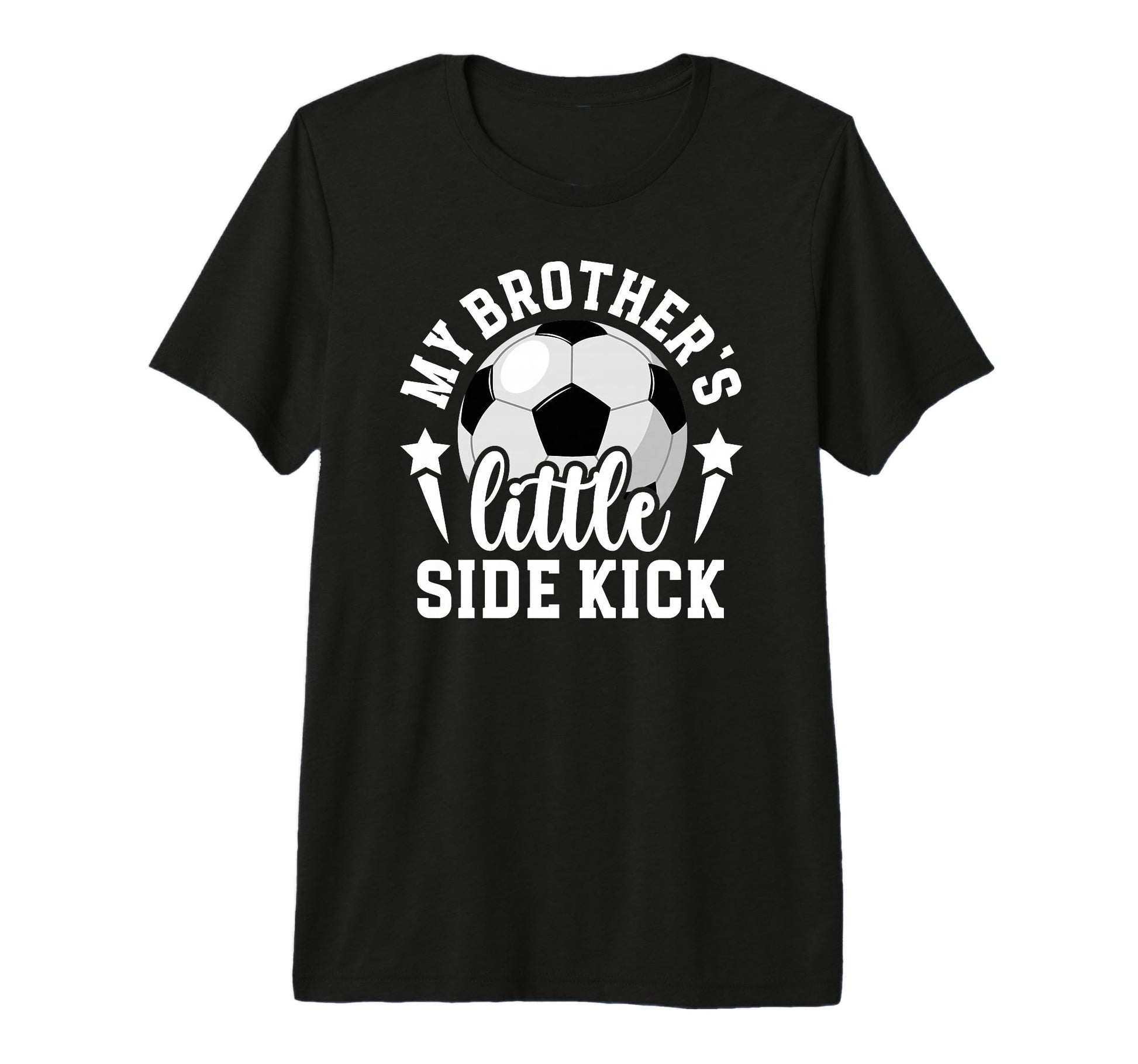 Brothers Little Side Kick Soccer Sister T-Shirt - Aesthetic Graphic Unisex - T-Shirt, Sweatshirt, Hoodie