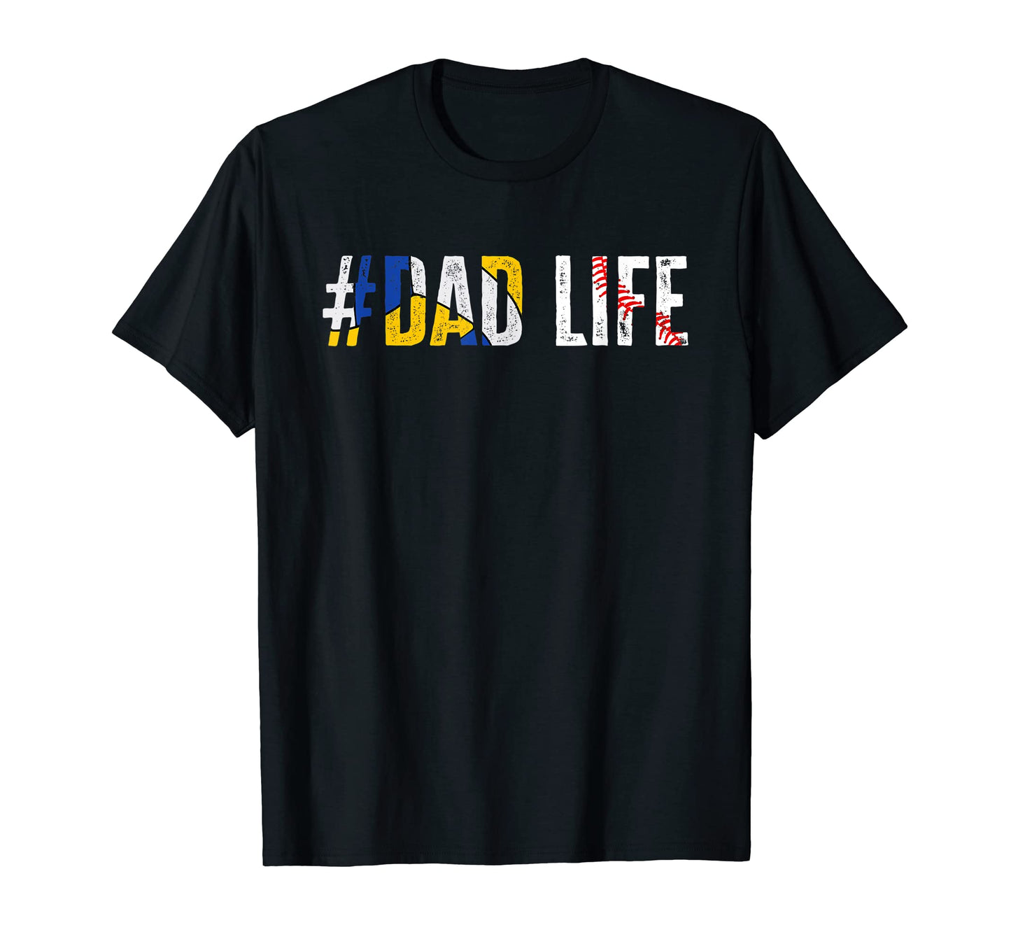 Mens Ball Dad Fathers Day Raising T-Shirt - Custom Art Print Men Women - T-Shirt, Sweatshirt, Hoodie