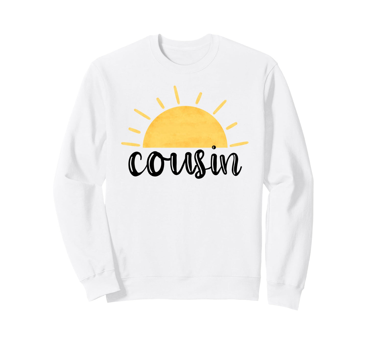Cousin Birthday First Trip Around Sun Sweatshirt - Custom Art Print Unisex - T-Shirt, Sweatshirt, Hoodie