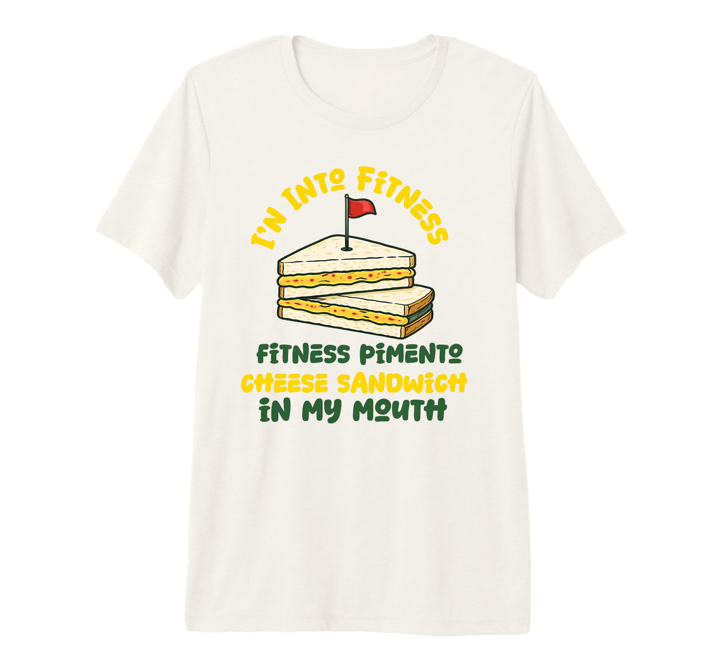 Pimento Cheese Sandwich Golf Dad T-Shirt - Minimalist Print Men Women - T-Shirt, Sweatshirt, Hoodie