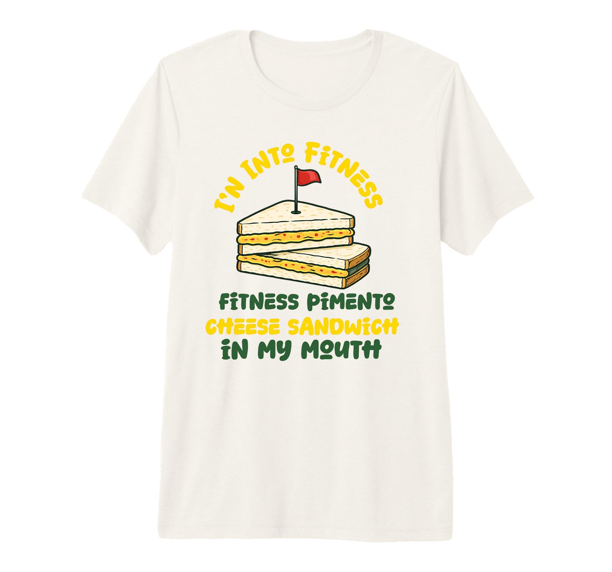 Pimento Cheese Sandwich Golf Dad T-Shirt - Minimalist Print Men Women - T-Shirt, Sweatshirt, Hoodie