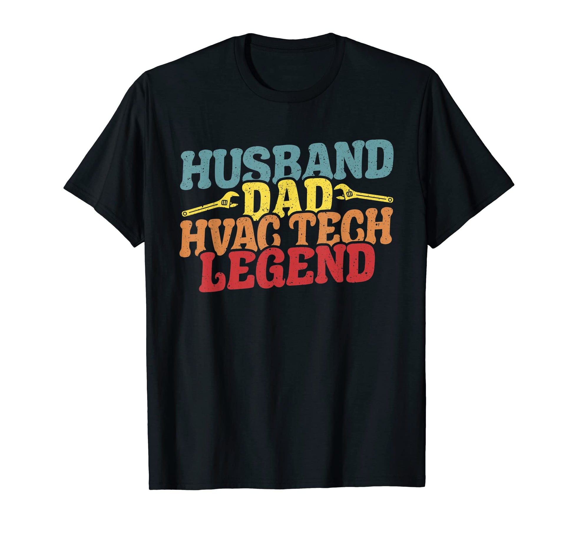 Husband Dad Hvac Tech Legend Dad T-Shirt - Minimalist Print for Adults - T-Shirt, Sweatshirt, Hoodie