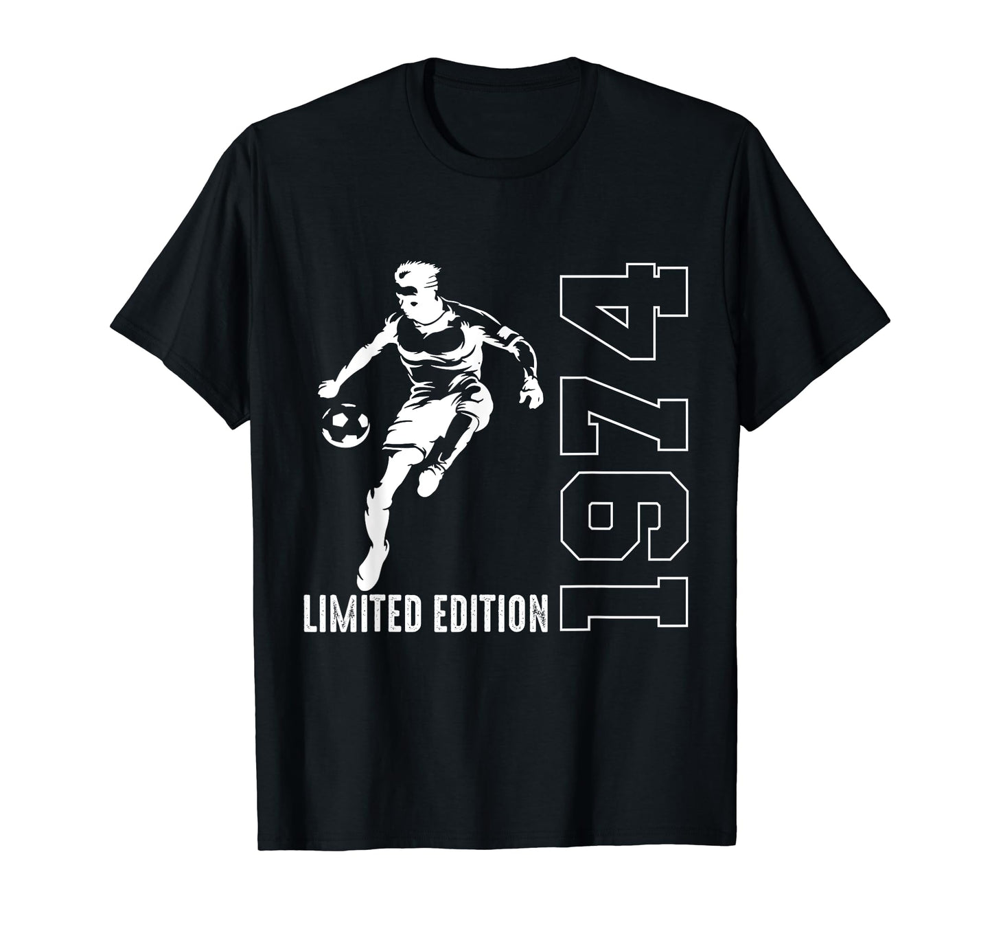 50Th Birthday Soccer Birthday 1974 T-Shirt - Custom Art Print Men Women - T-Shirt, Sweatshirt, Hoodie