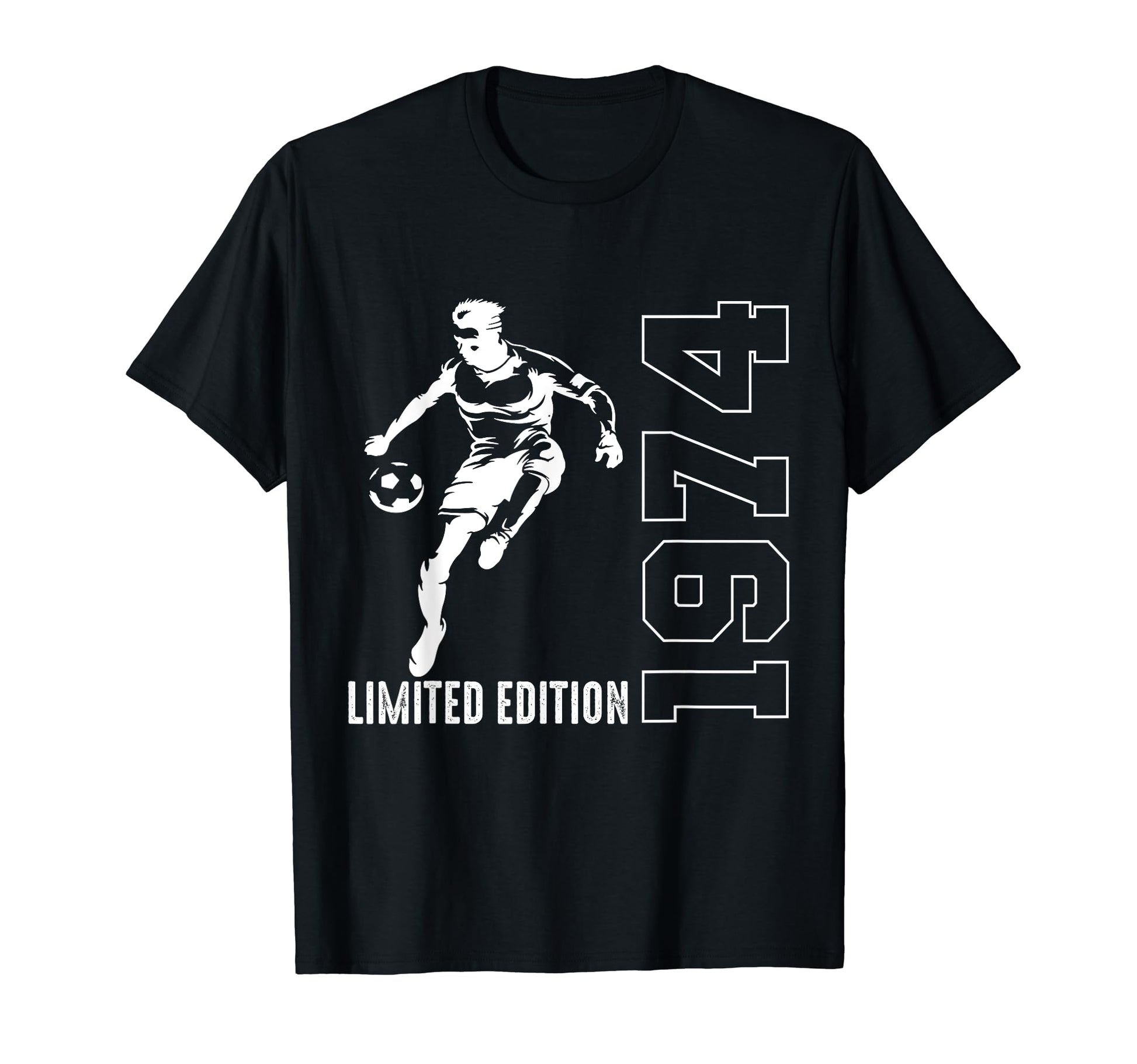 50Th Birthday Soccer Birthday 1974 T-Shirt - Custom Art Print Men Women - T-Shirt, Sweatshirt, Hoodie