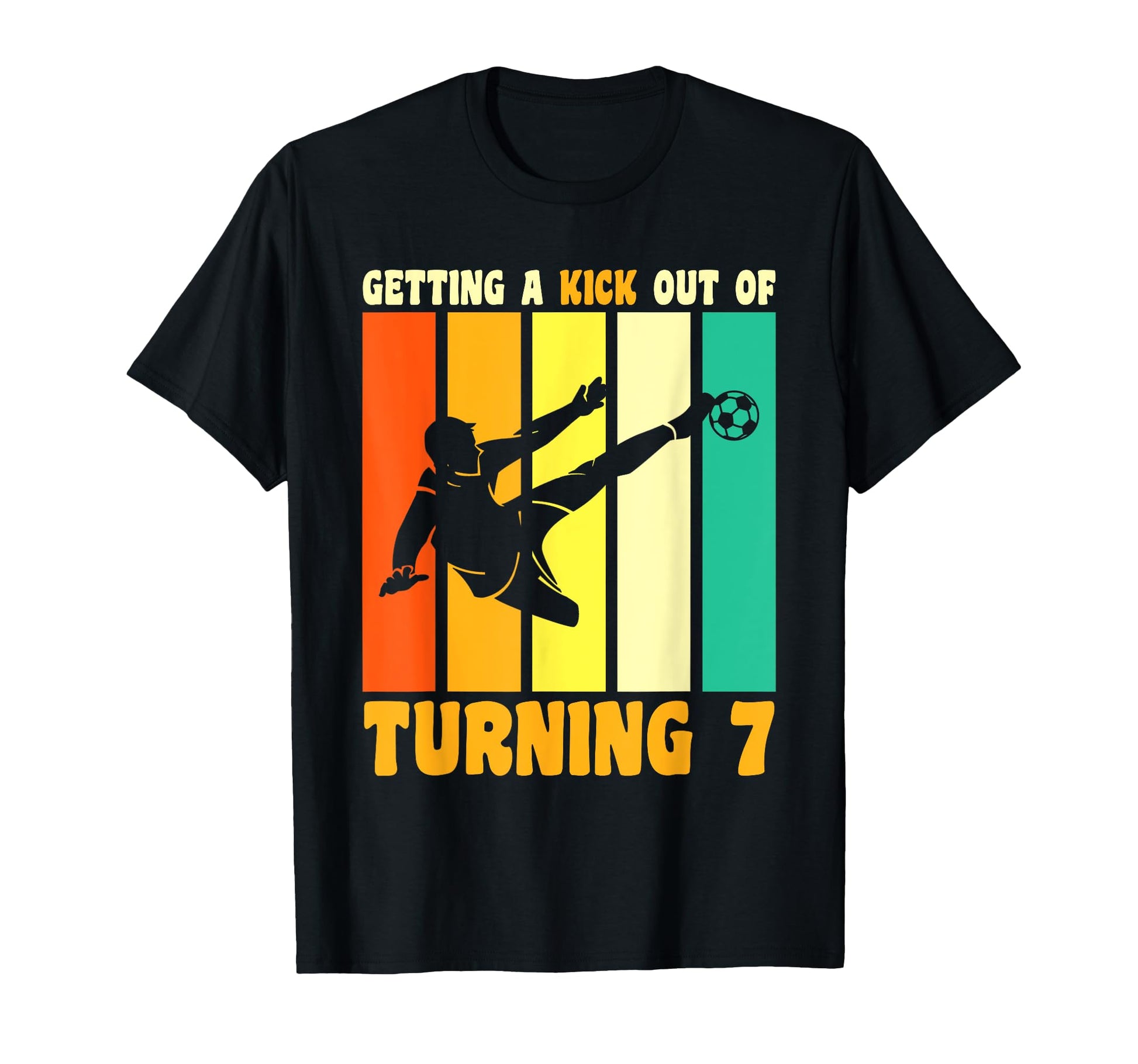 Happy 7Th Birthday 7 Year Old Kick T-Shirt - Novelty Apparel for Adults - T-Shirt, Sweatshirt, Hoodie