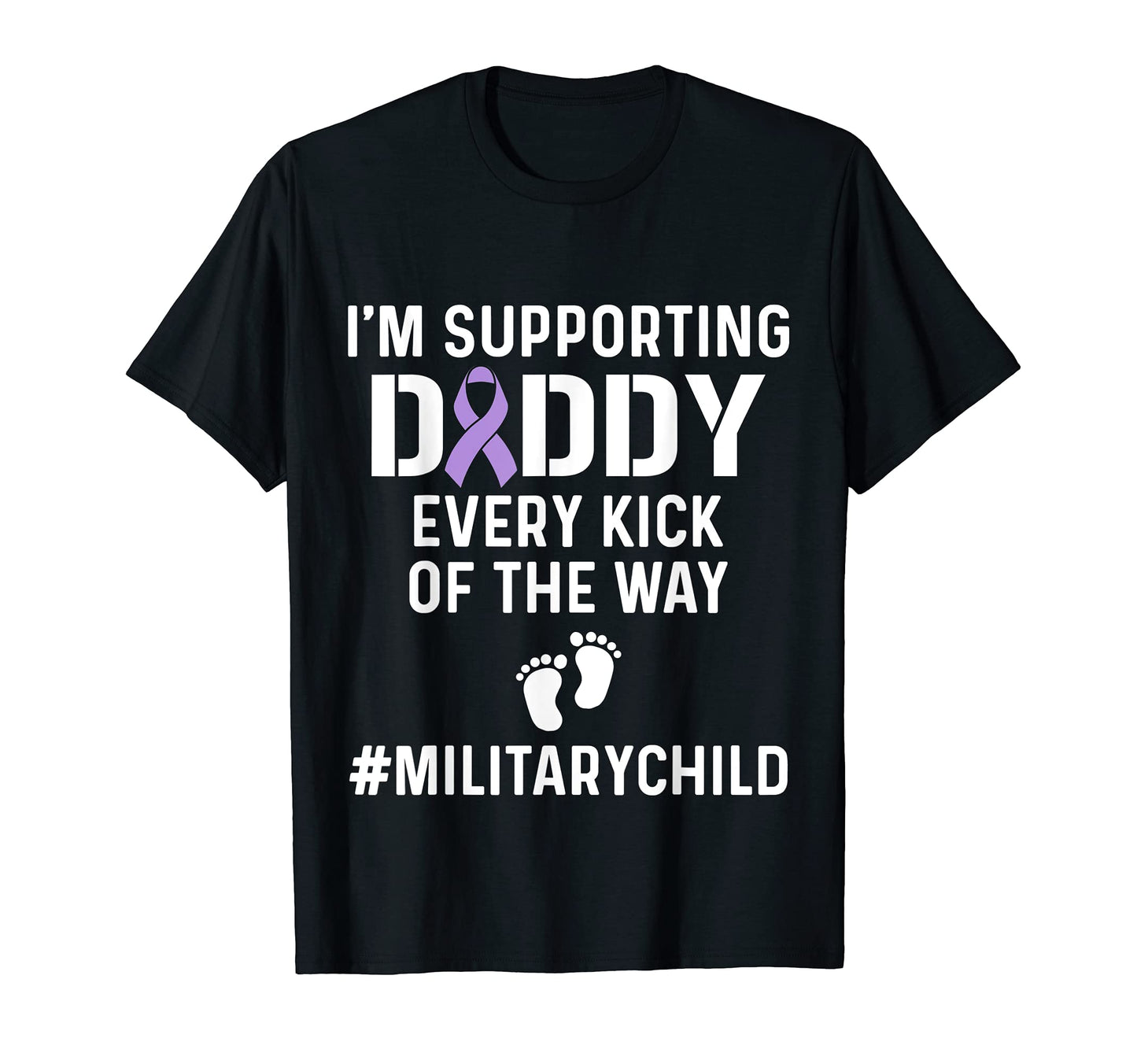 Military Child Month Purple Up Support T-Shirt - Novelty Apparel Men Women - T-Shirt, Sweatshirt, Hoodie