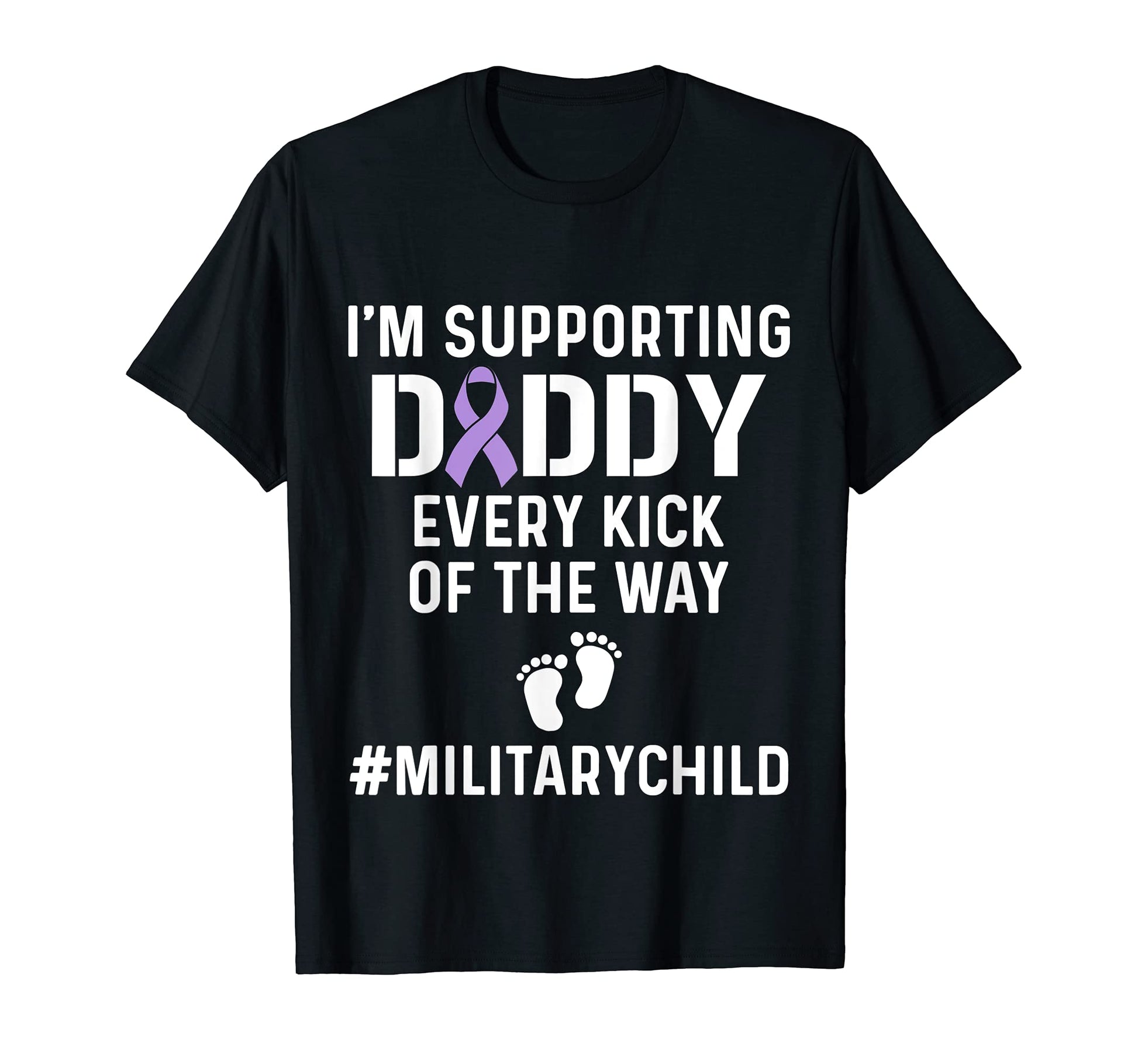 Military Child Month Purple Up Support T-Shirt - Novelty Apparel Men Women - T-Shirt, Sweatshirt, Hoodie