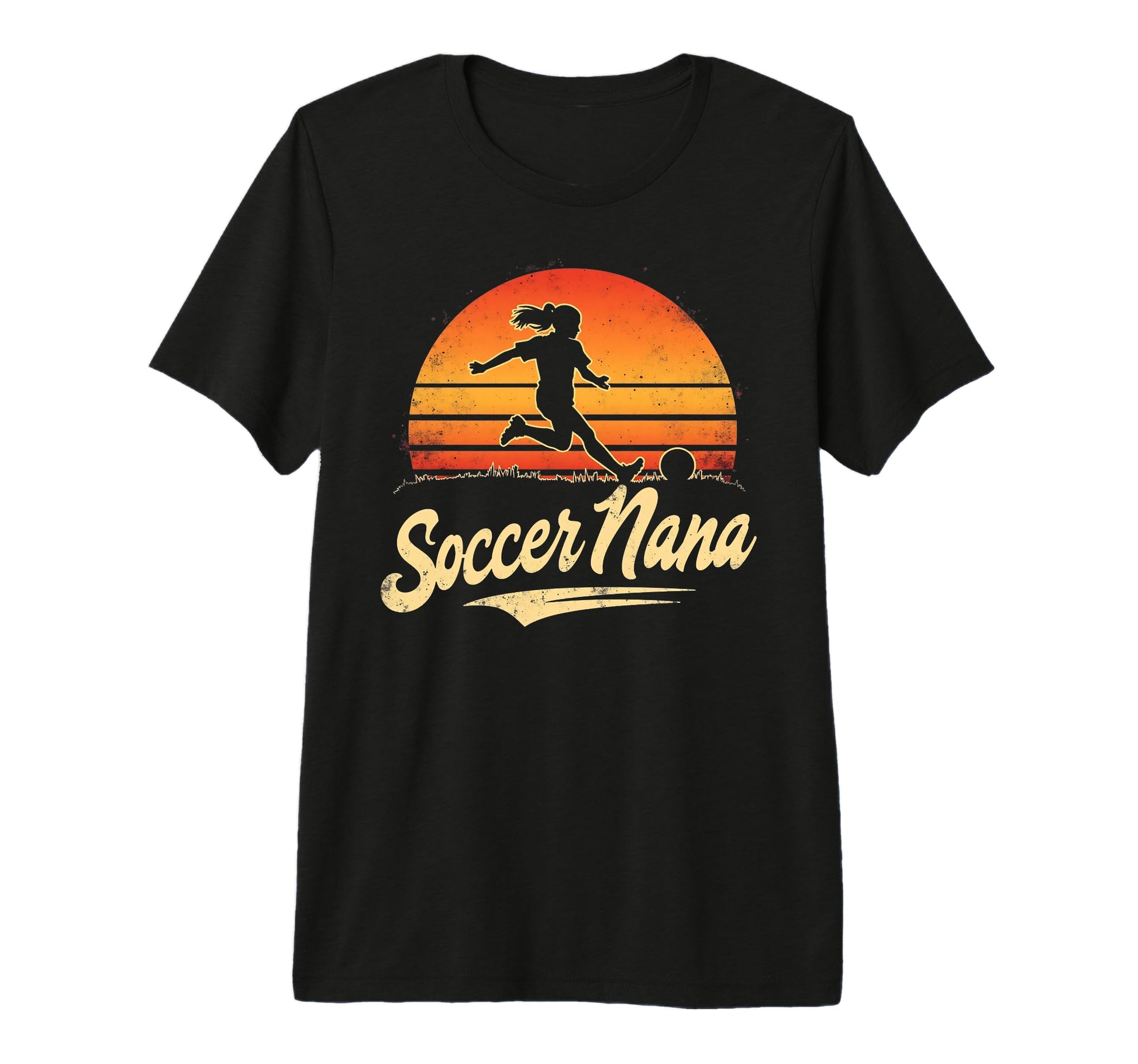 Proud Soccer Nana Funny Grandma T-Shirt - Casual Everyday Wear Unisex - T-Shirt, Sweatshirt, Hoodie