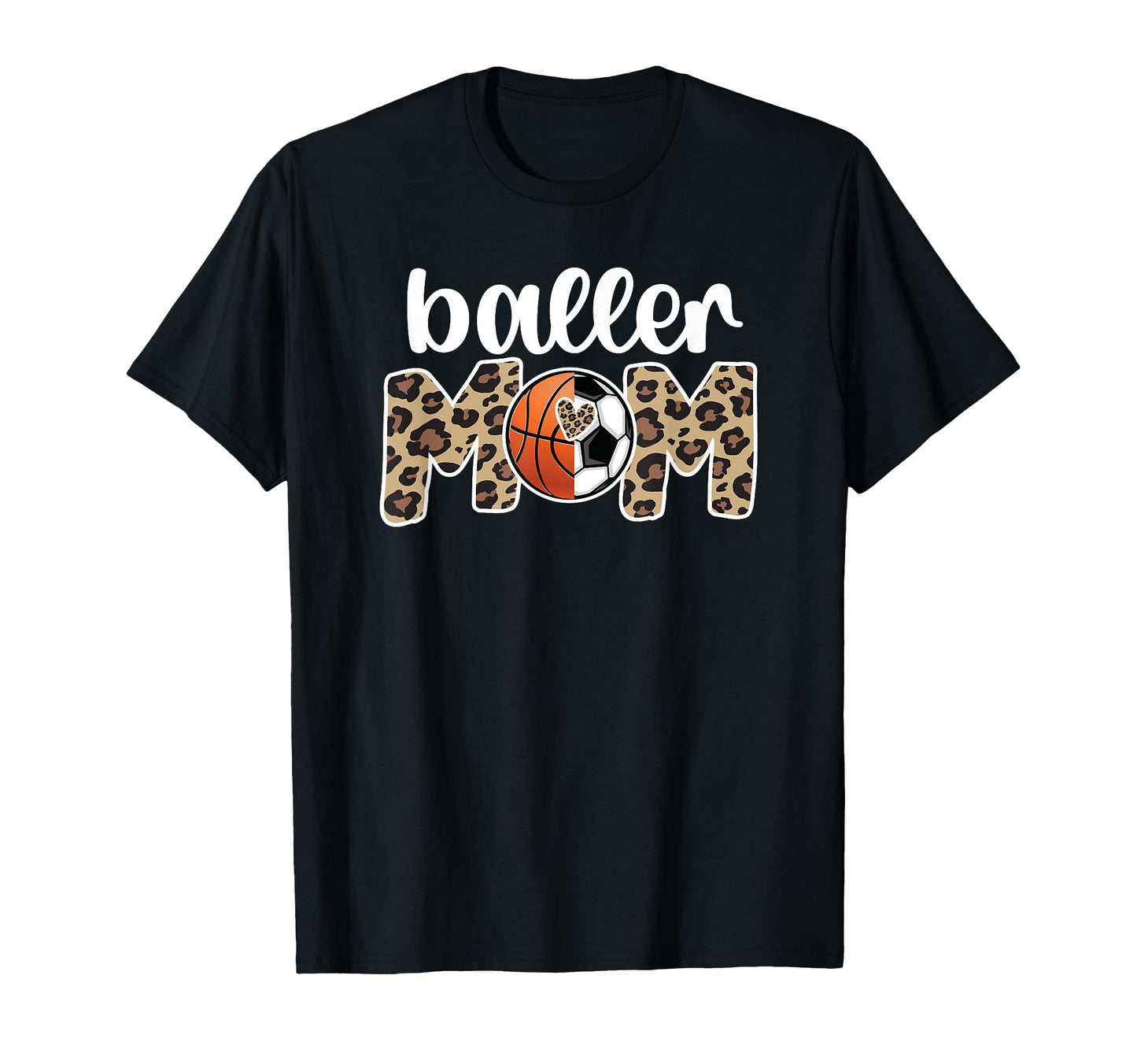 Baller Mom Proud Basketball Soccer T-Shirt - Unique Graphic Men Women - T-Shirt, Sweatshirt, Hoodie