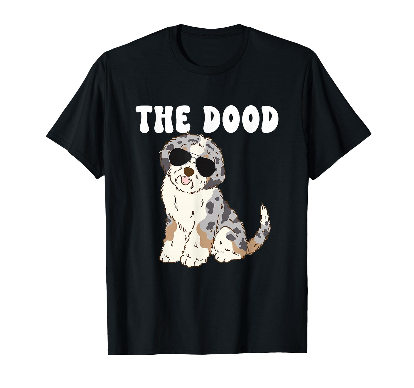 Dood Mom Blue Merle Aussiedoodle T-Shirt - Fun Novelty Design for Adults - T-Shirt, Sweatshirt, Hoodie