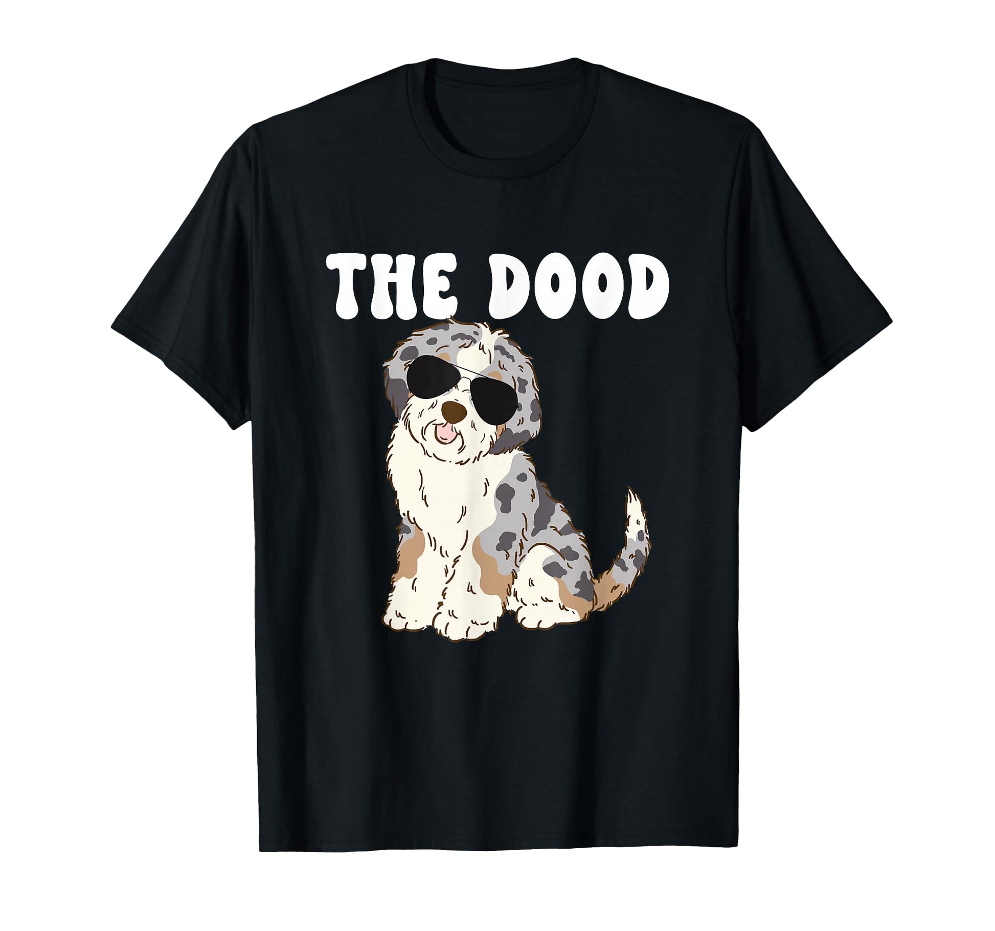 Dood Mom Blue Merle Aussiedoodle T-Shirt - Fun Novelty Design for Adults - T-Shirt, Sweatshirt, Hoodie