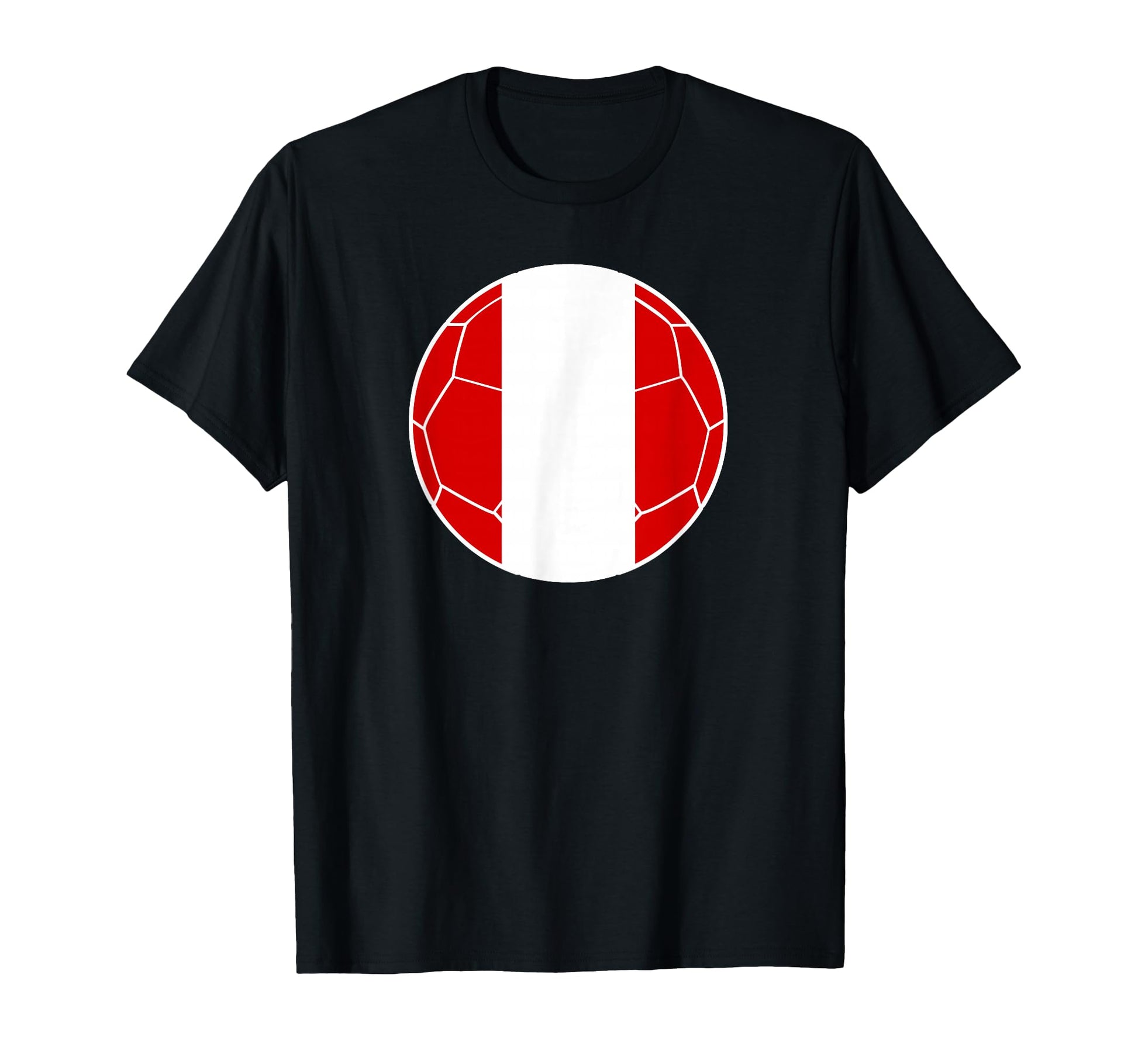 Peru Flag Soccer Peru Soccer T-Shirt - Minimalist Print Unisex - T-Shirt, Sweatshirt, Hoodie