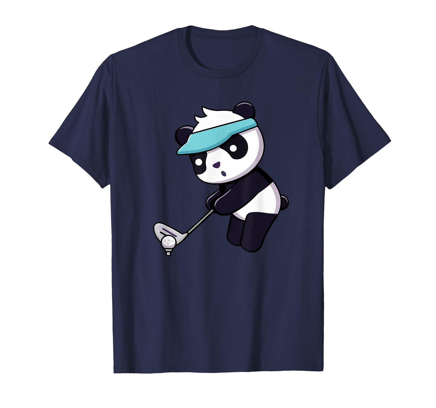 Panda Playing Golf Funny Animal Golfer T-Shirt - Novelty Apparel Unisex - T-Shirt, Sweatshirt, Hoodie