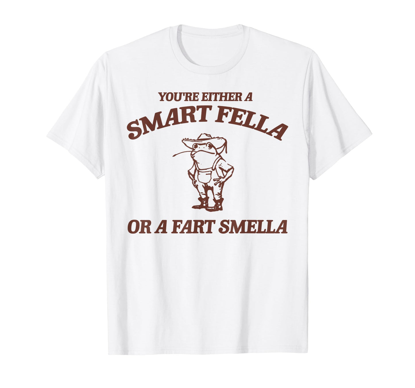 Are You Smart Fella Or Fart Smella T-Shirt - Fun Novelty Design Men Women - T-Shirt, Sweatshirt, Hoodie