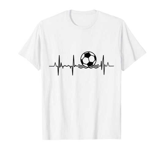 Beach Soccer Heartbeat T-Shirt - Unique Graphic Unisex - T-Shirt, Sweatshirt, Hoodie