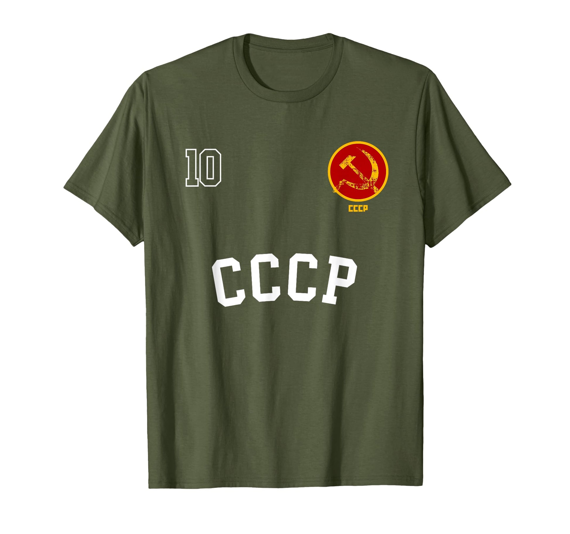 Cccp Soccer Hammer Sickle Soviet Union T-Shirt - Trendy Graphic for Adults - T-Shirt, Sweatshirt, Hoodie