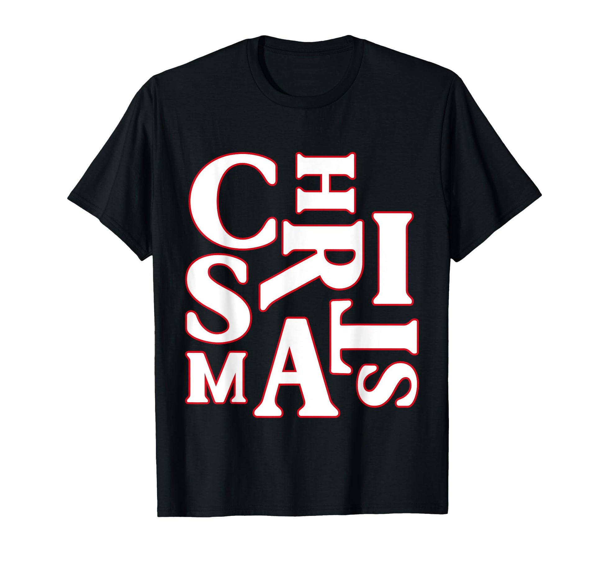 Typography Santa Claus Pj Pajama T-Shirt - Trendy Graphic for Adults - T-Shirt, Sweatshirt, Hoodie