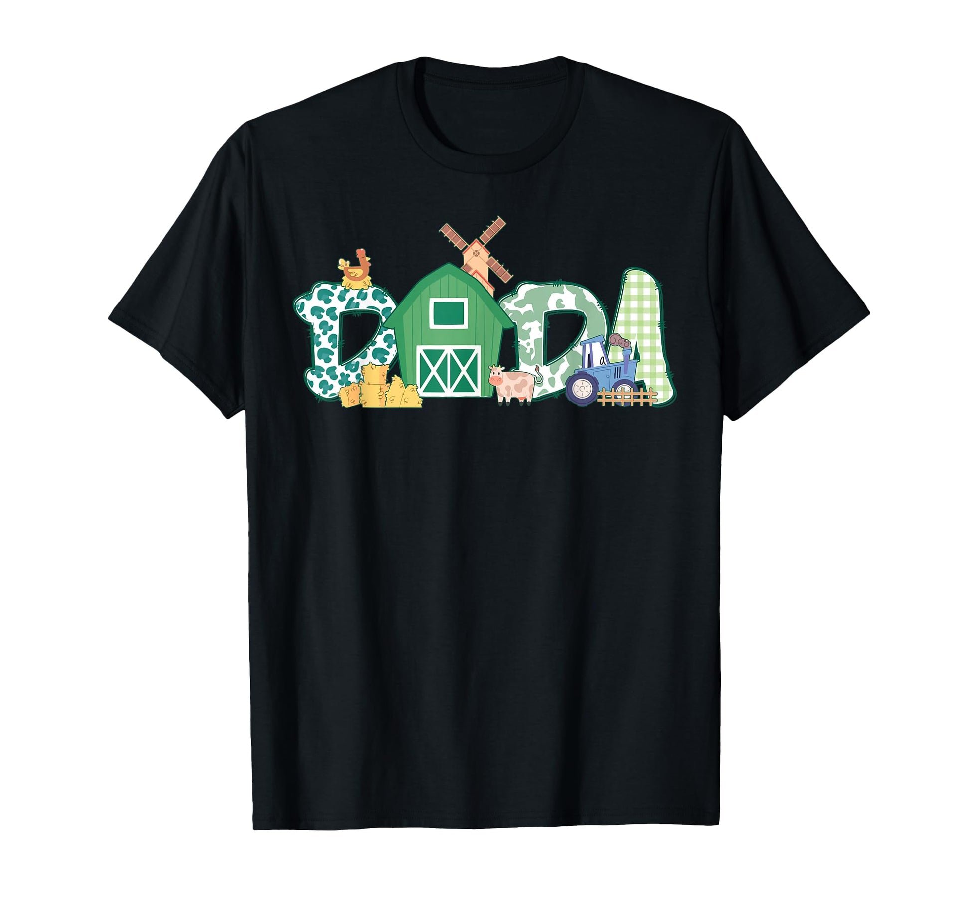 Dada Farm Animal Birthday Family T-Shirt - Aesthetic Graphic Unisex - T-Shirt, Sweatshirt, Hoodie