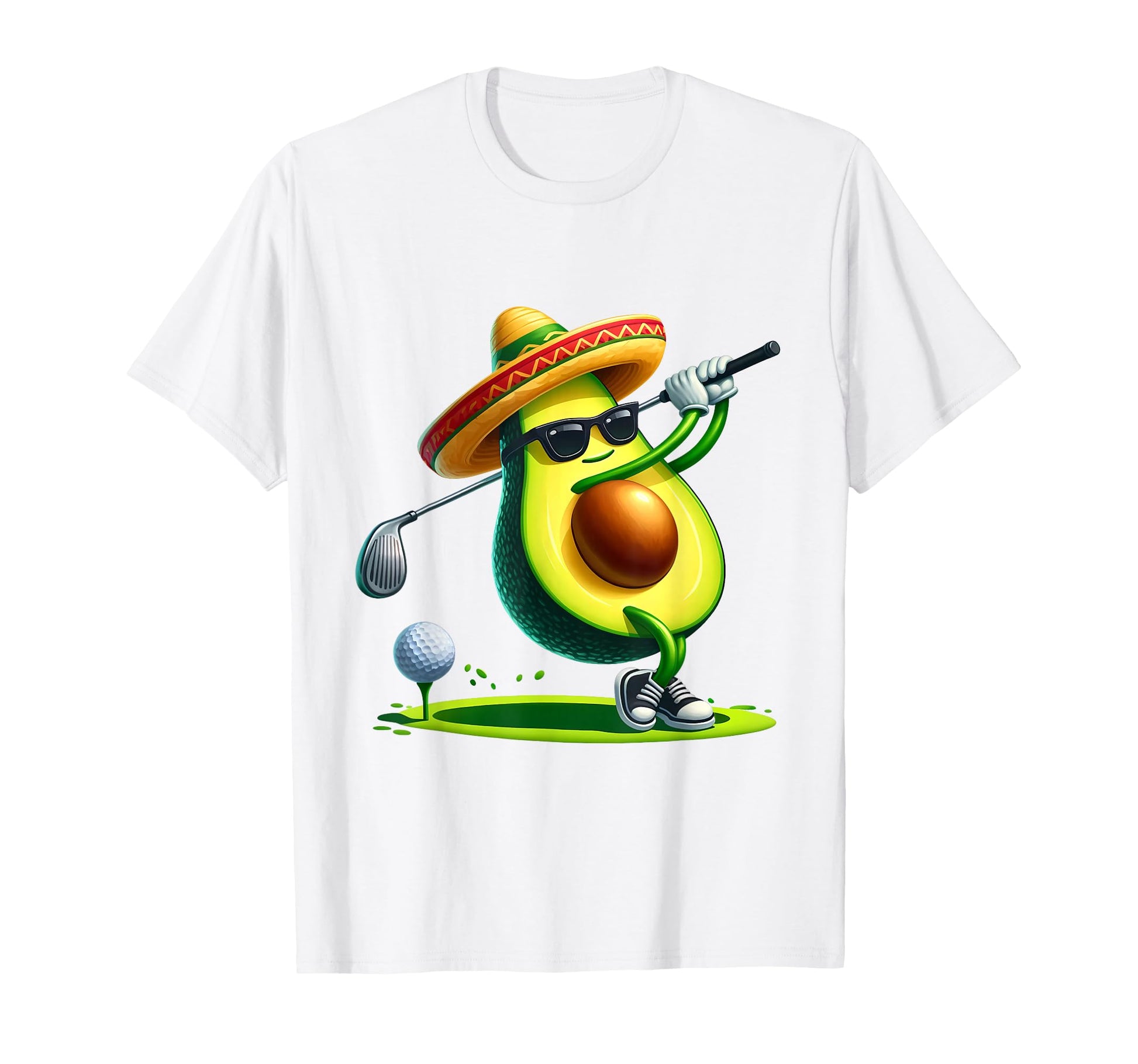Funny Cinco De Mayo Avocado Showing T-Shirt - Unique Graphic Men Women - T-Shirt, Sweatshirt, Hoodie