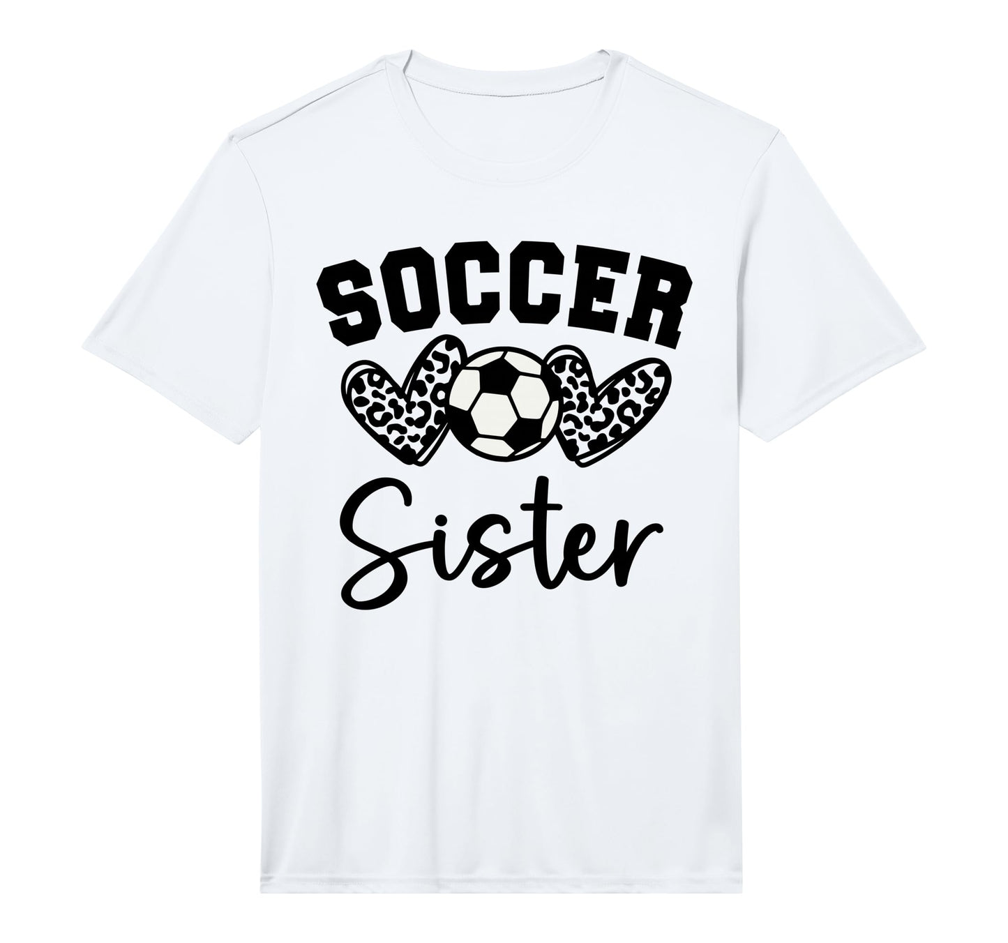 Soccer Sister Matching Family Soccer T-Shirt - Novelty Apparel Unisex - T-Shirt, Sweatshirt, Hoodie