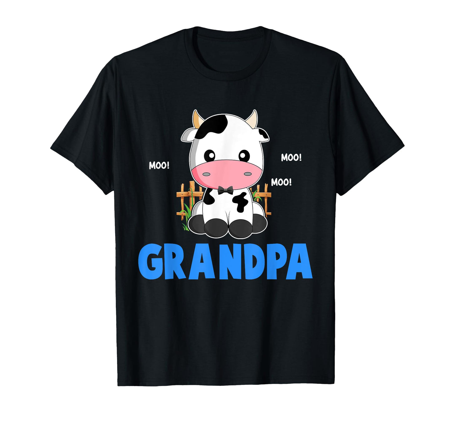 Funny Grandpa Cow Cow Farmer Birthday T-Shirt - Unique Graphic Unisex - T-Shirt, Sweatshirt, Hoodie