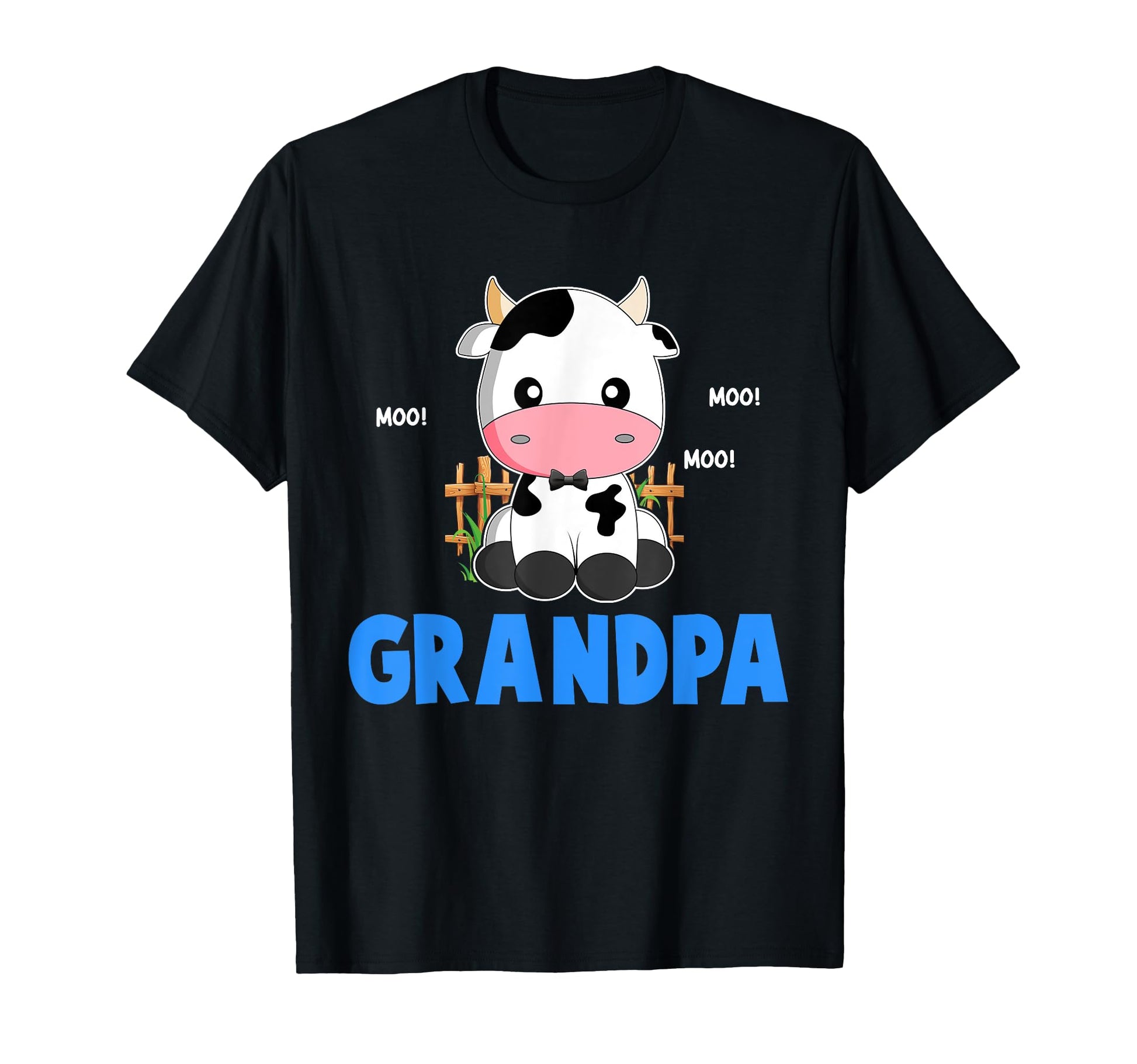 Funny Grandpa Cow Cow Farmer Birthday T-Shirt - Unique Graphic Unisex - T-Shirt, Sweatshirt, Hoodie