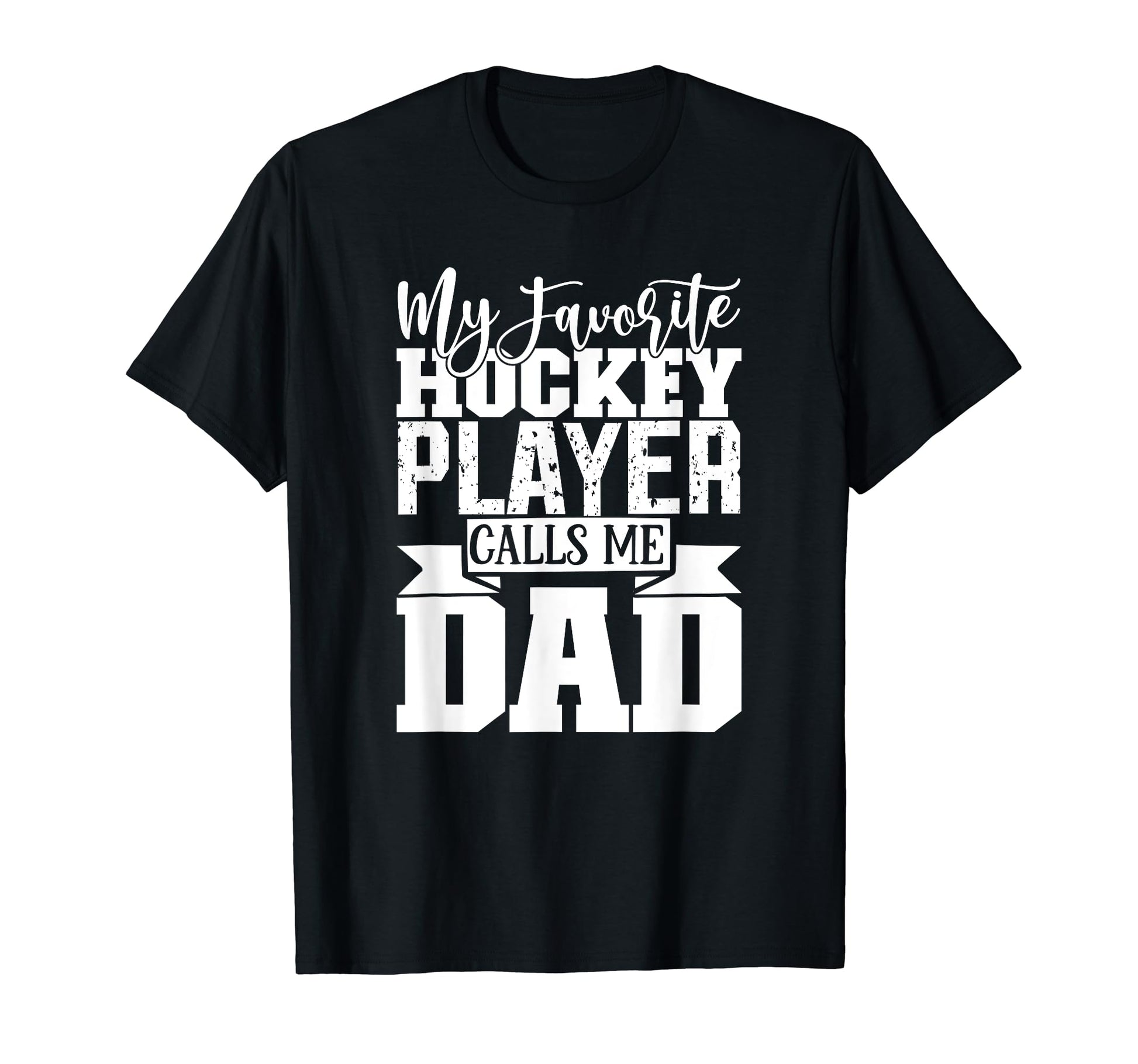 My Favorite Hockey Player Calls Me T-Shirt - Fun Novelty Design for Adults - T-Shirt, Sweatshirt, Hoodie