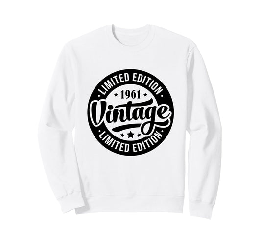 1961 T Shirts Funny 1961 Birthday Sweatshirt - Aesthetic Graphic Unisex - T-Shirt, Sweatshirt, Hoodie