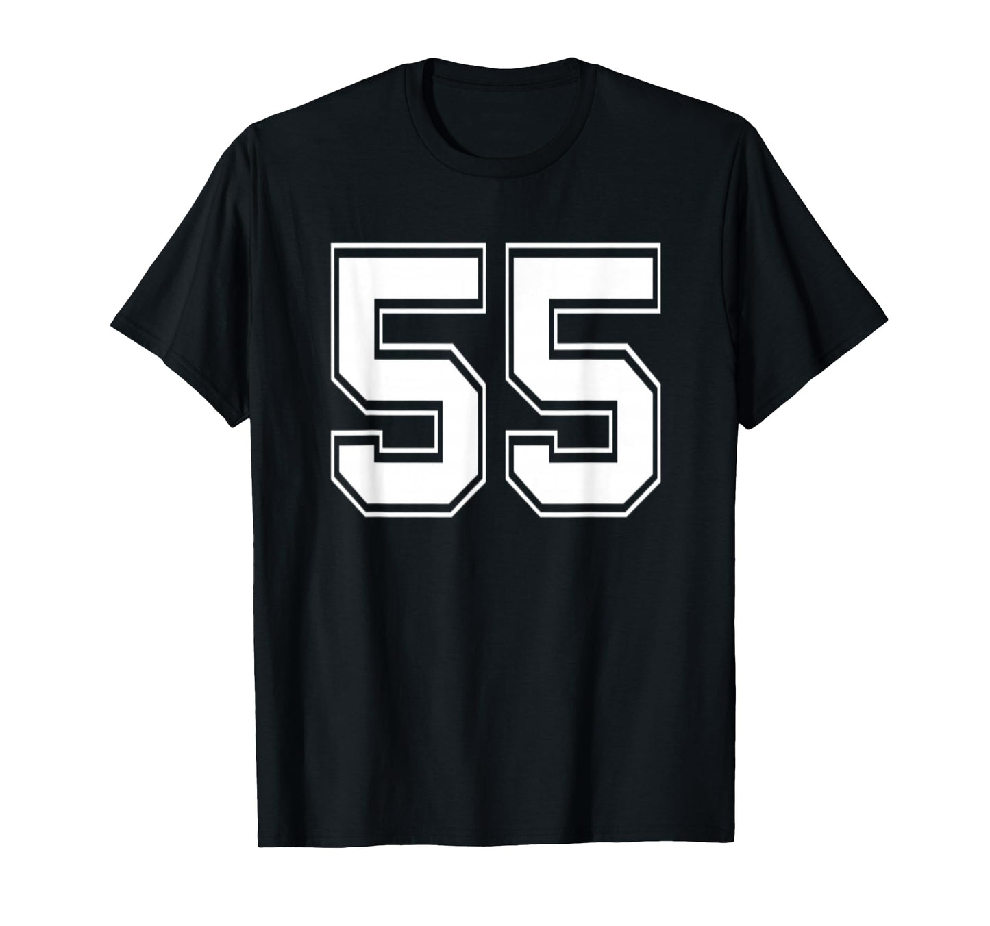 Number 55 Baseball Football Soccer T-Shirt - Aesthetic Graphic Men Women - T-Shirt, Sweatshirt, Hoodie