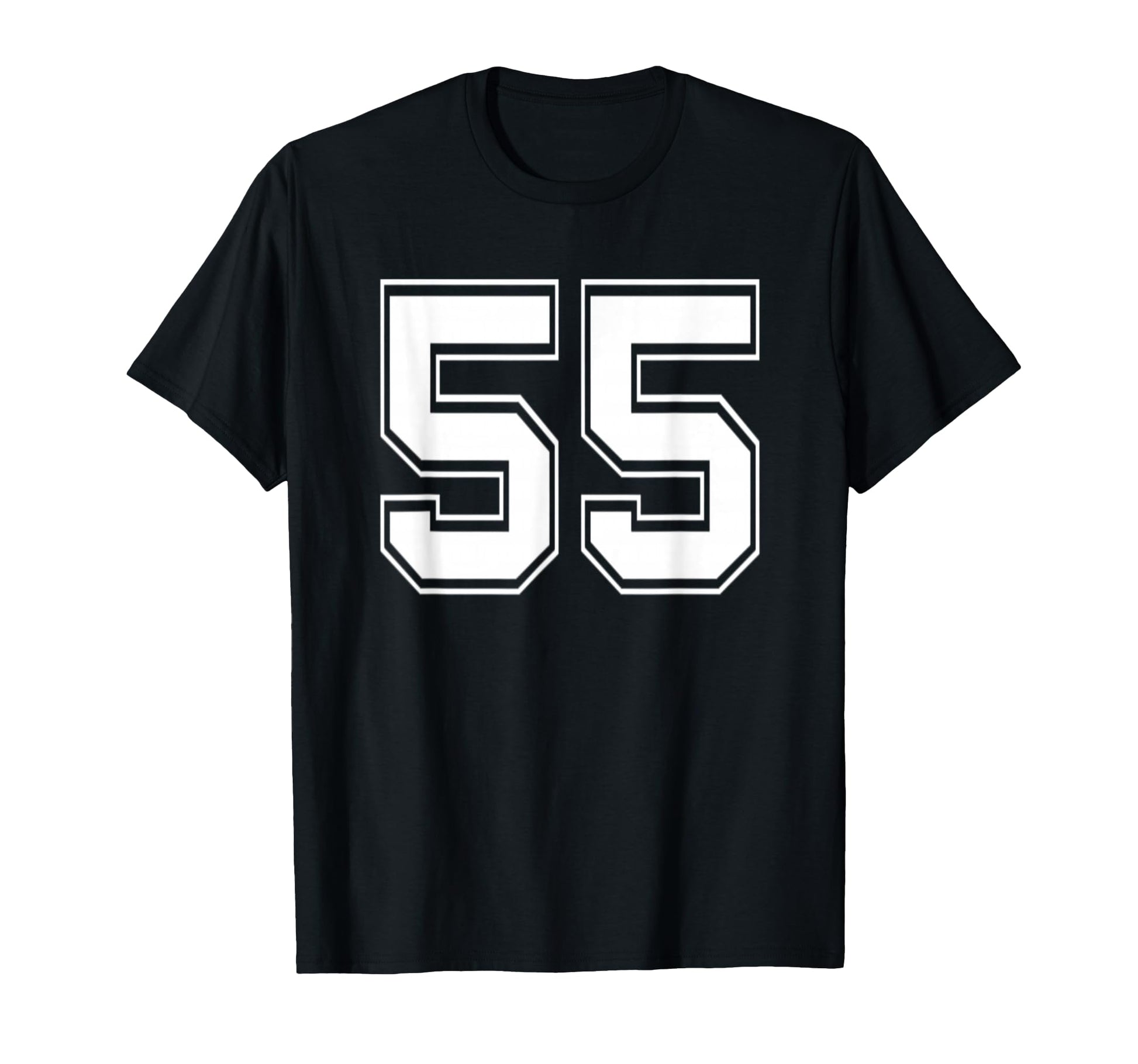 Number 55 Baseball Football Soccer T-Shirt - Aesthetic Graphic Men Women - T-Shirt, Sweatshirt, Hoodie